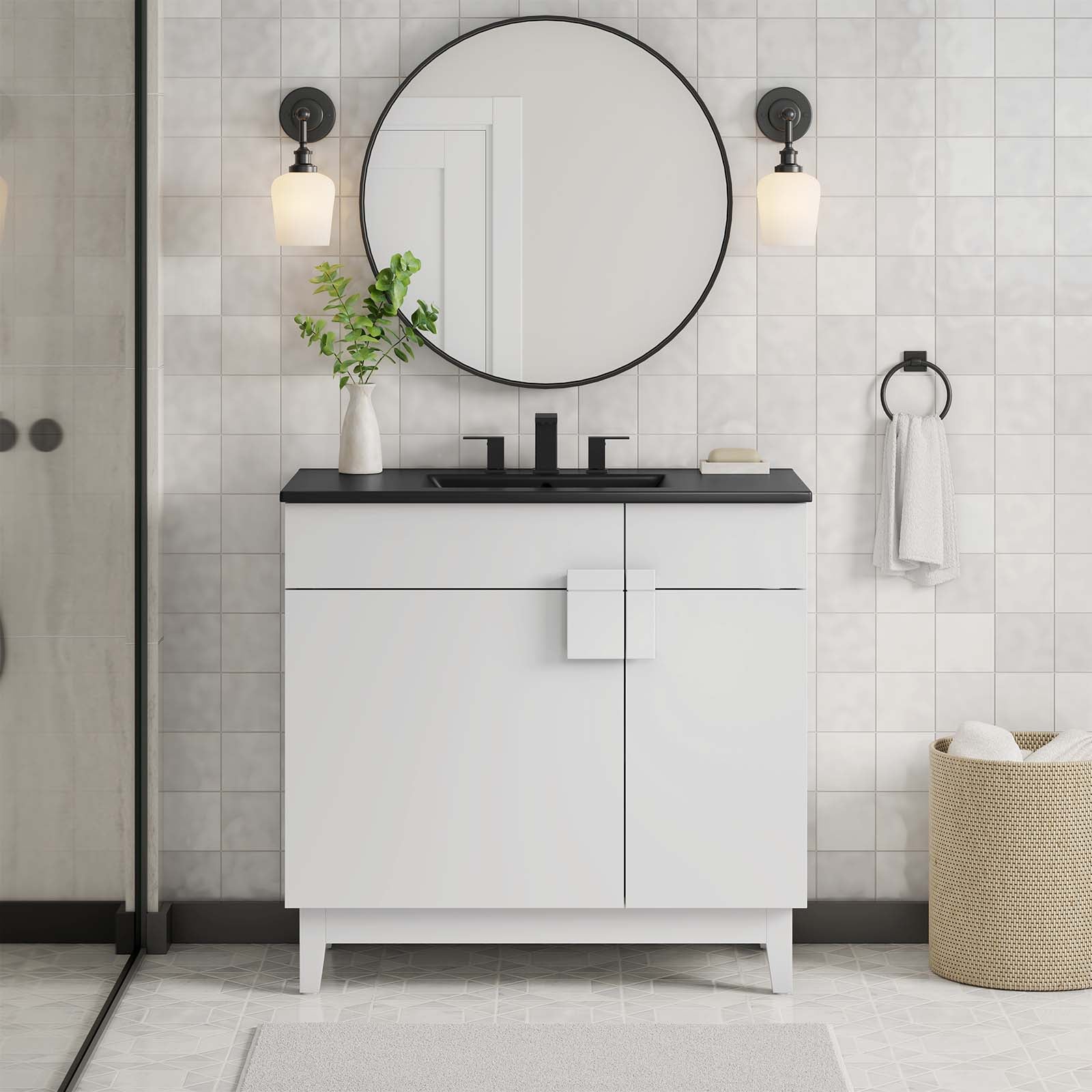 Miles 36” Bathroom Vanity - East Shore Modern Home Furnishings