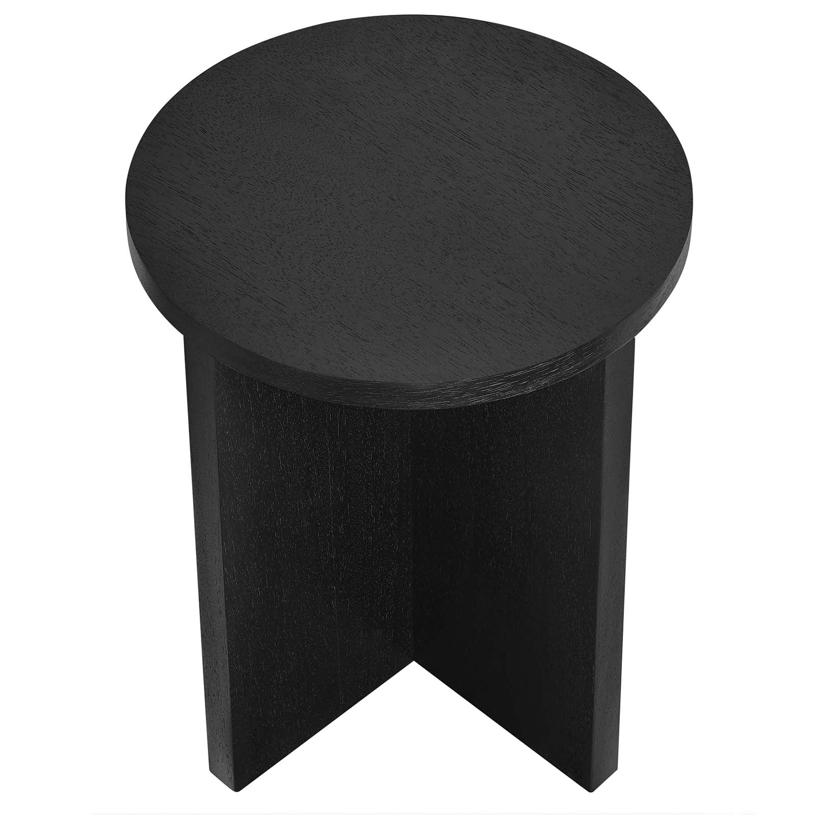 Silas Round Wood Side Table - East Shore Modern Home Furnishings