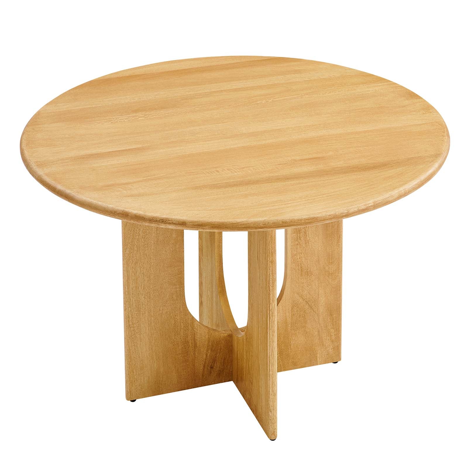 Rivian Round 48" Wood Dining Table - East Shore Modern Home Furnishings