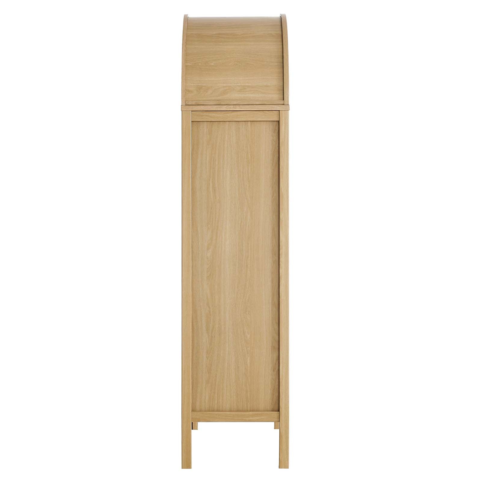 Tessa Tall Storage Display Cabinet - East Shore Modern Home Furnishings