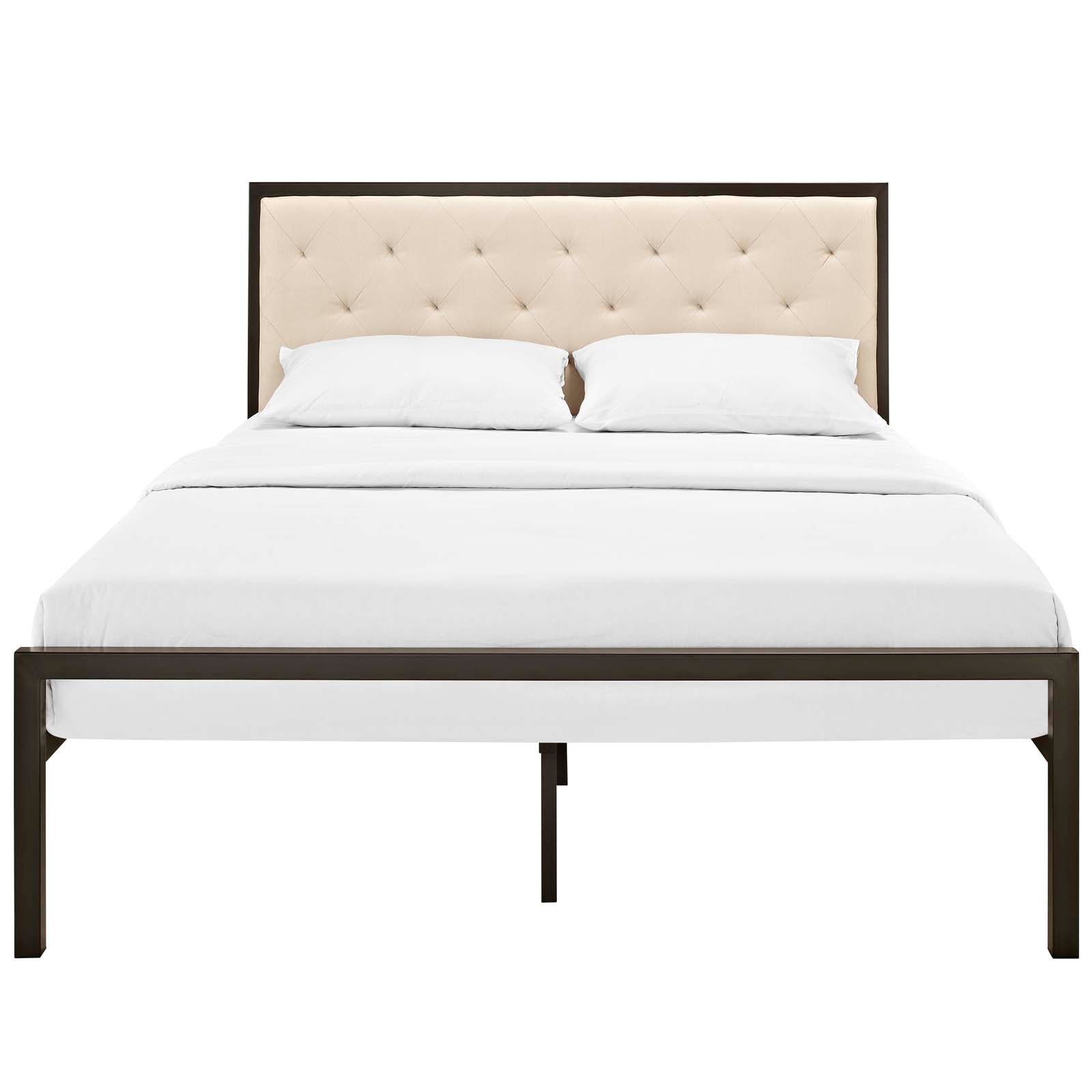 Mia Queen Fabric Bed - East Shore Modern Home Furnishings