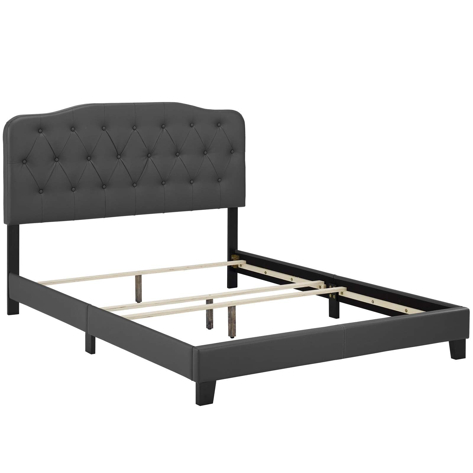 Amelia Faux Leather Bed - East Shore Modern Home Furnishings