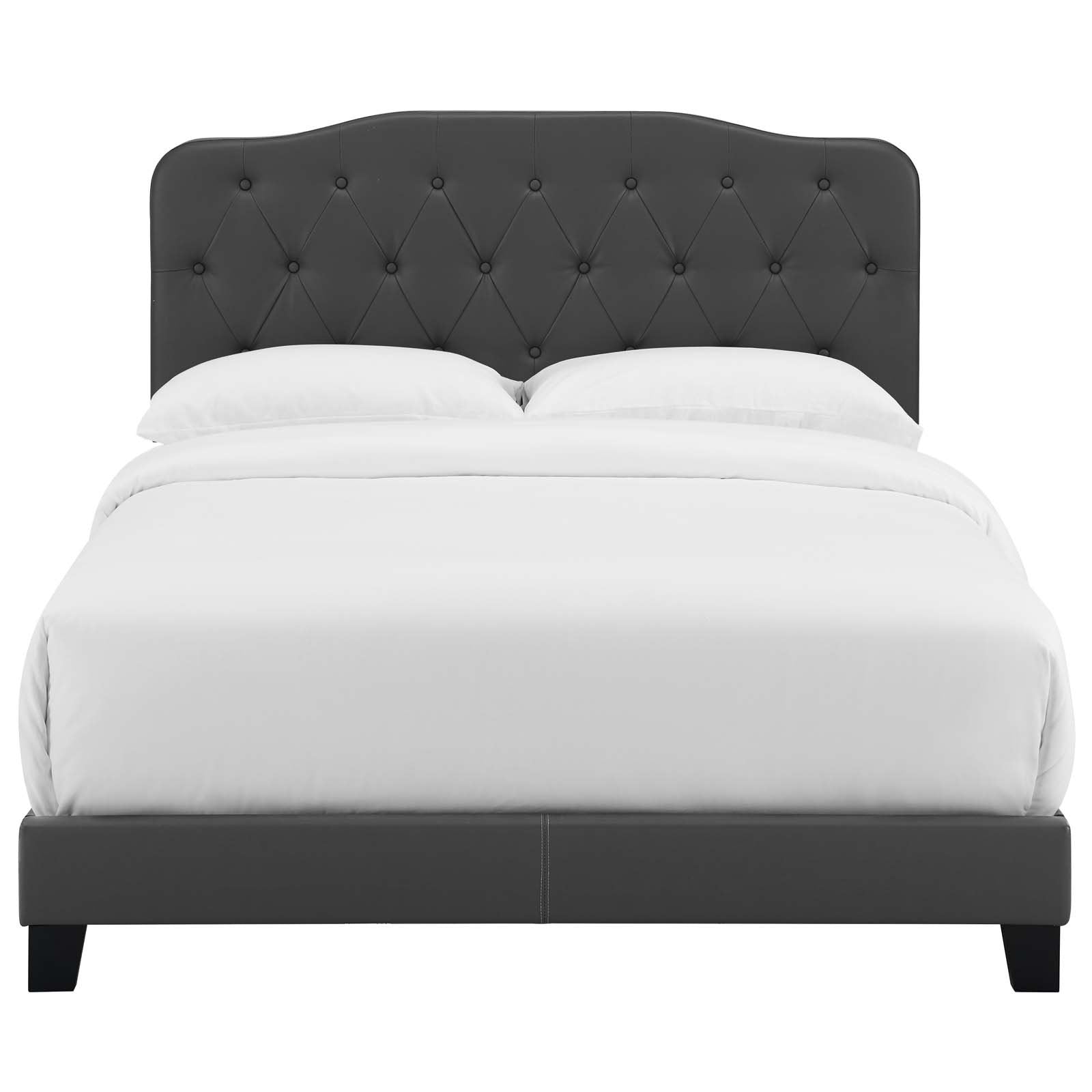 Amelia Faux Leather Bed - East Shore Modern Home Furnishings