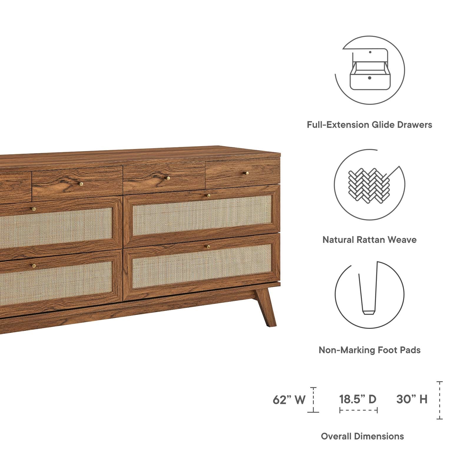 Soma 8-Drawer Dresser - East Shore Modern Home Furnishings