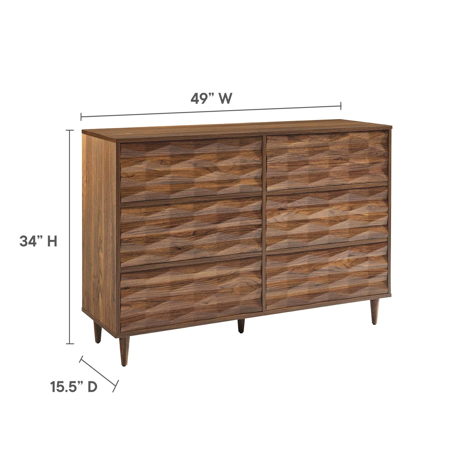 Vespera 6-Drawer Dresser - East Shore Modern Home Furnishings