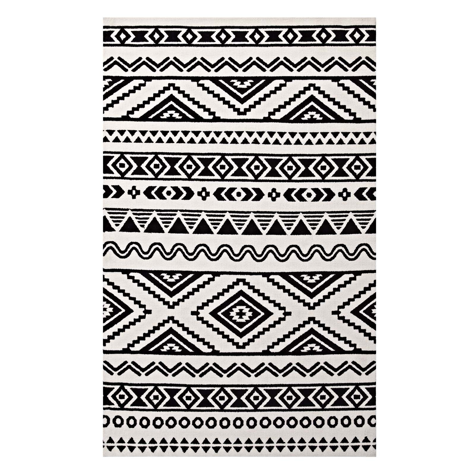 Haku Geometric Moroccan Tribal Area Rug - East Shore Modern Home Furnishings