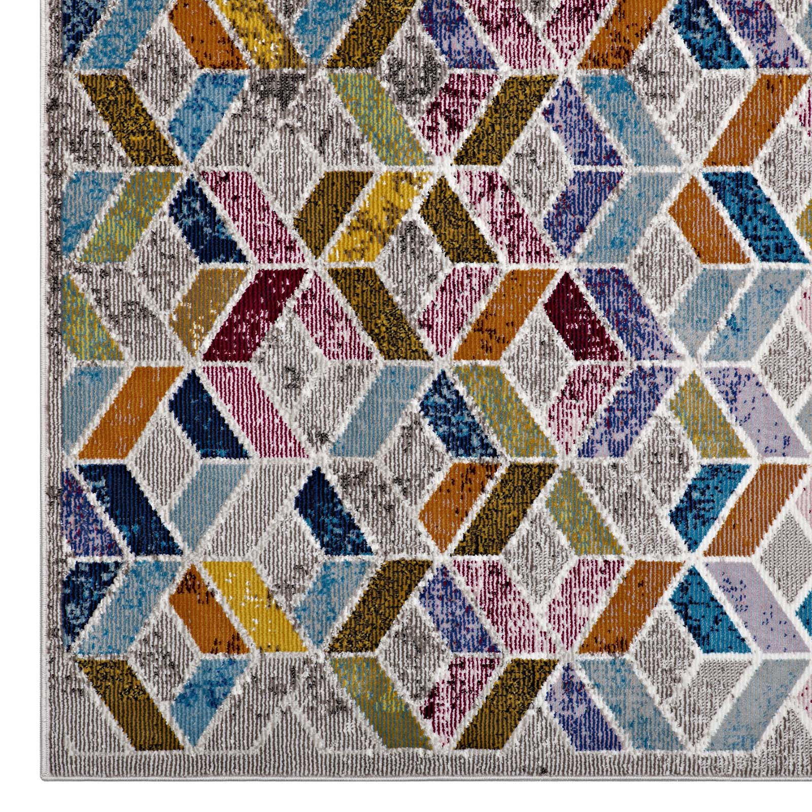 Laleh Geometric Mosaic 4x6 Area Rug - East Shore Modern Home Furnishings