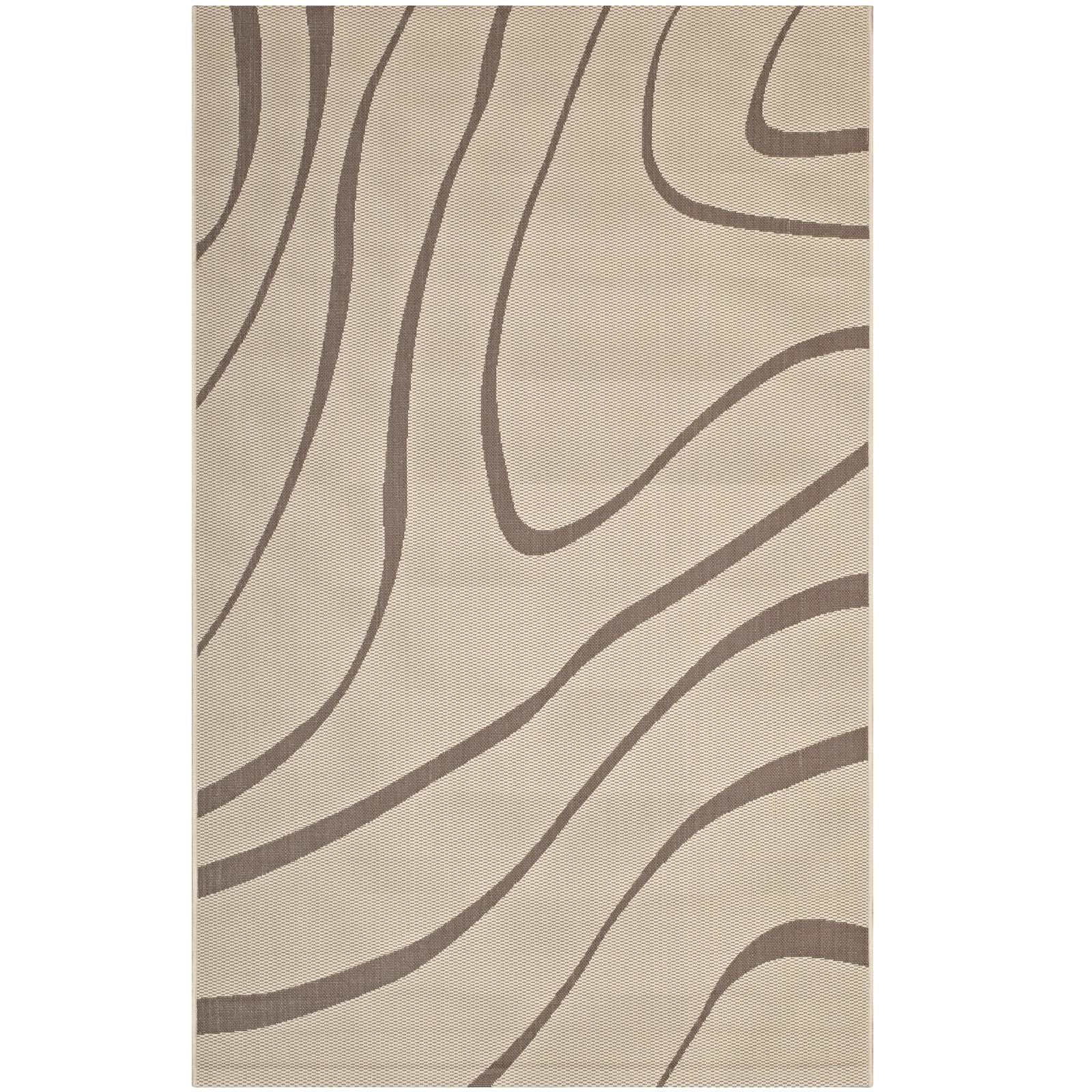 Surge Swirl Abstract 5x8 Indoor and Outdoor Area Rug - East Shore Modern Home Furnishings