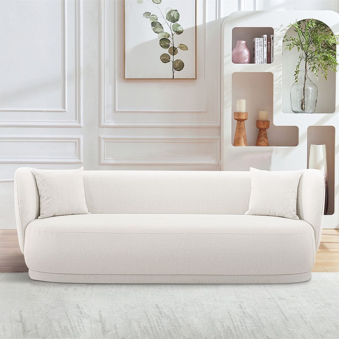 Siri Linen Weave Sofa - East Shore Modern Home Furnishings