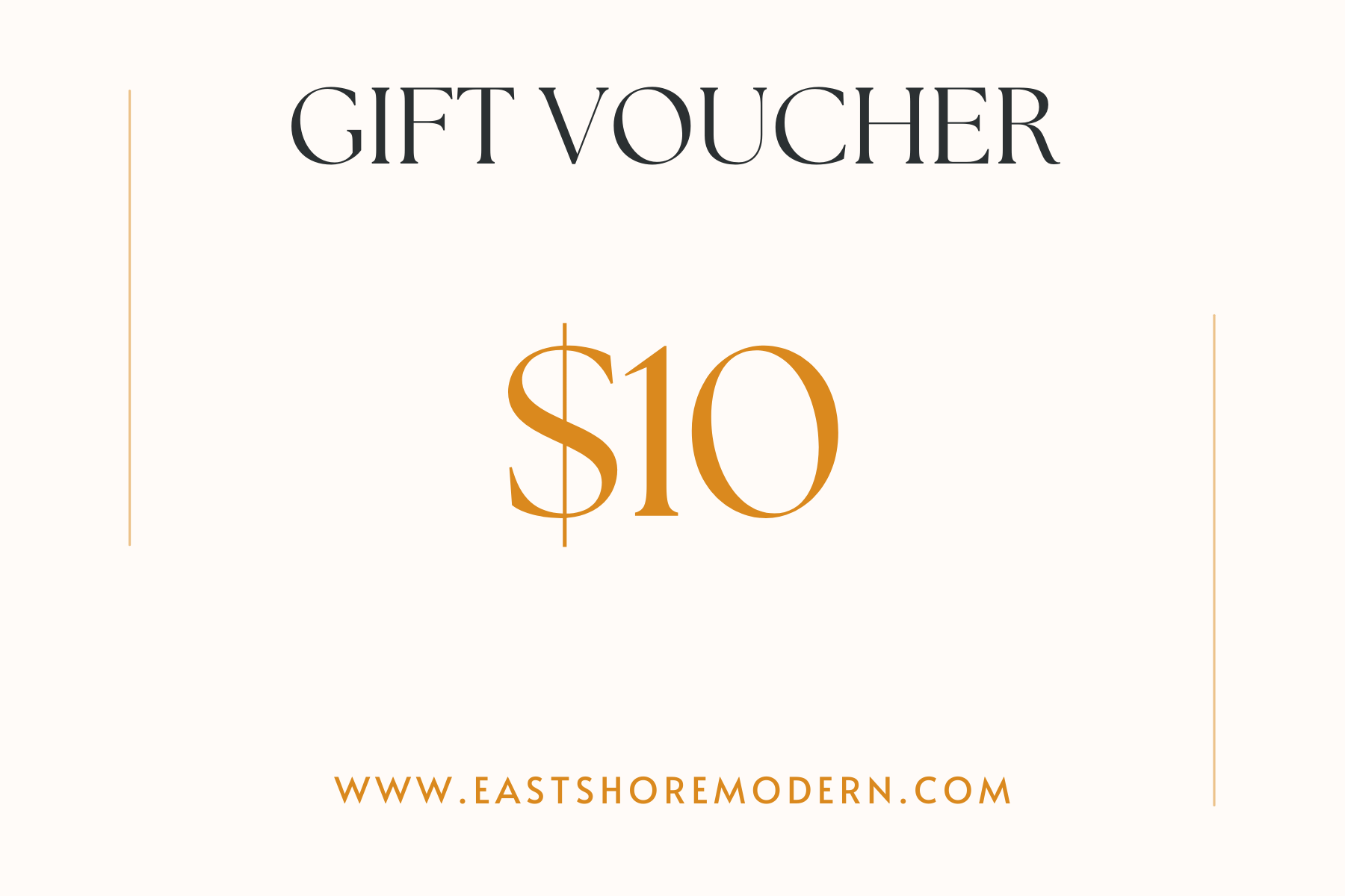 East Shore Modern Gift Vouchers - East Shore Modern Home Furnishings