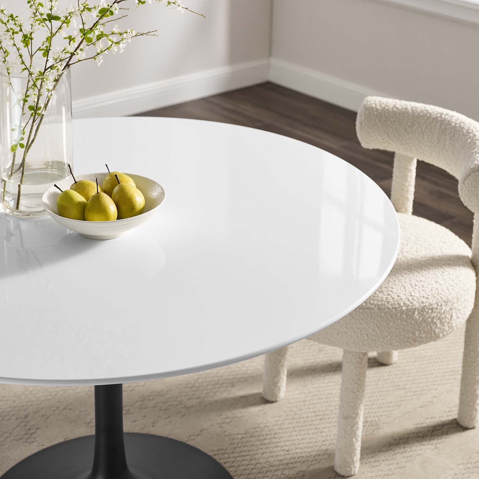 Lippa 47" Round Wood Dining Table - East Shore Modern Home Furnishings