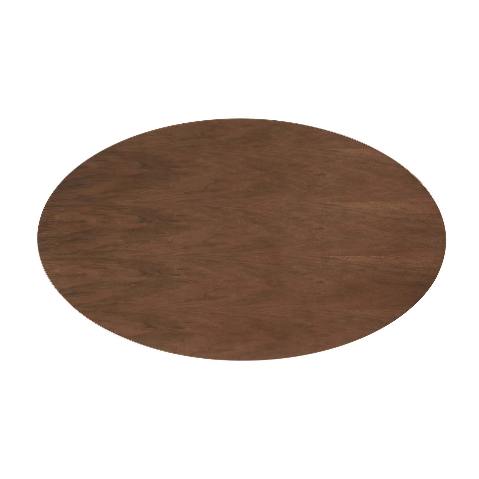 Lippa 60" Oval Walnut Dining Table