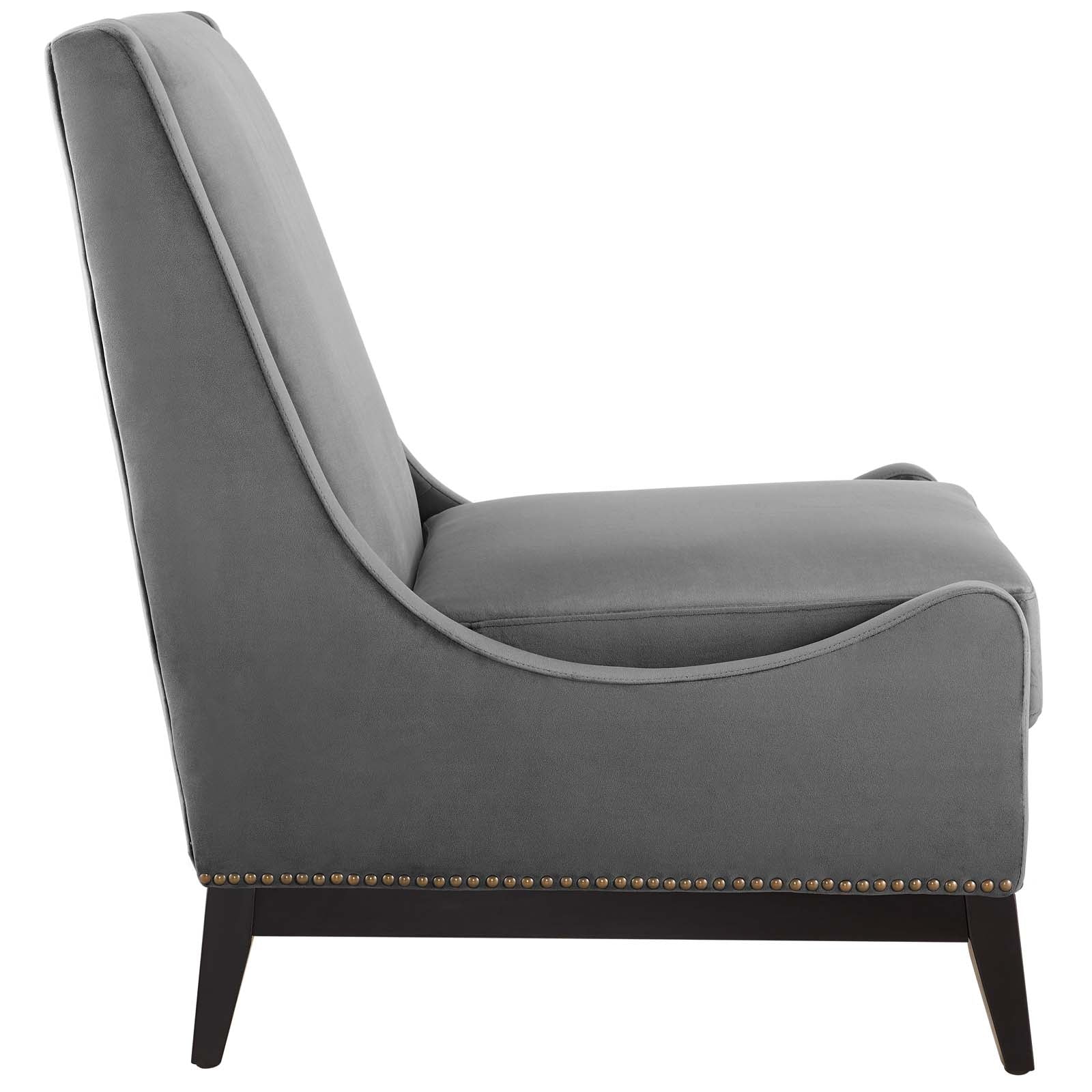 Confident Lounge Chair Upholstered Performance Velvet Set of 2 - East Shore Modern Home Furnishings