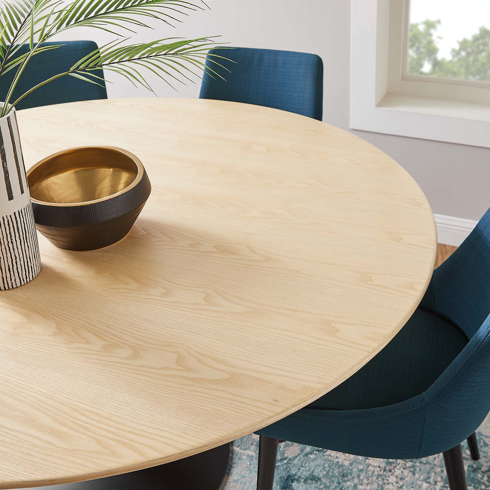 Lippa 60" Wood Dining Table - East Shore Modern Home Furnishings