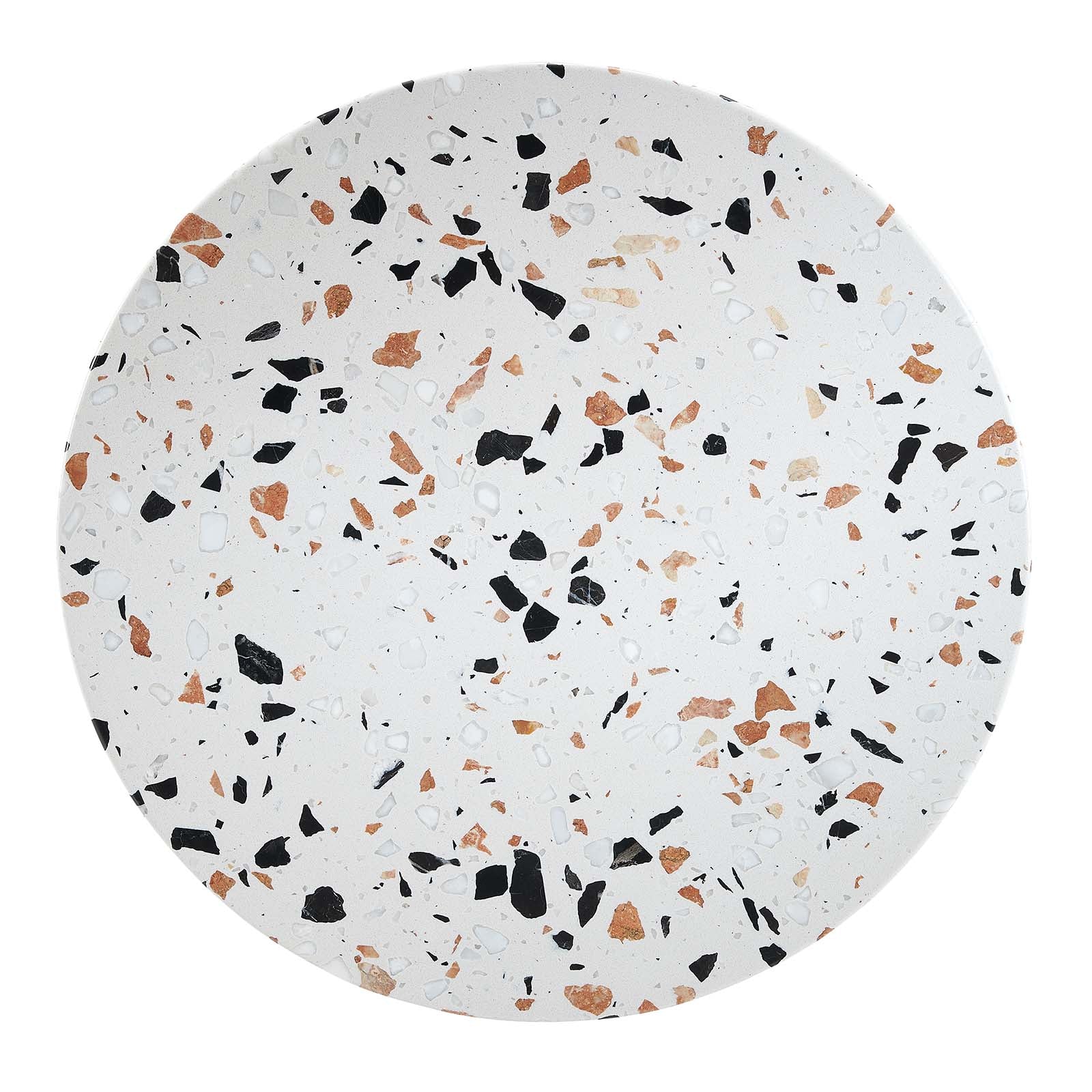 Lippa 20" Round Terrazzo Side Table - East Shore Modern Home Furnishings