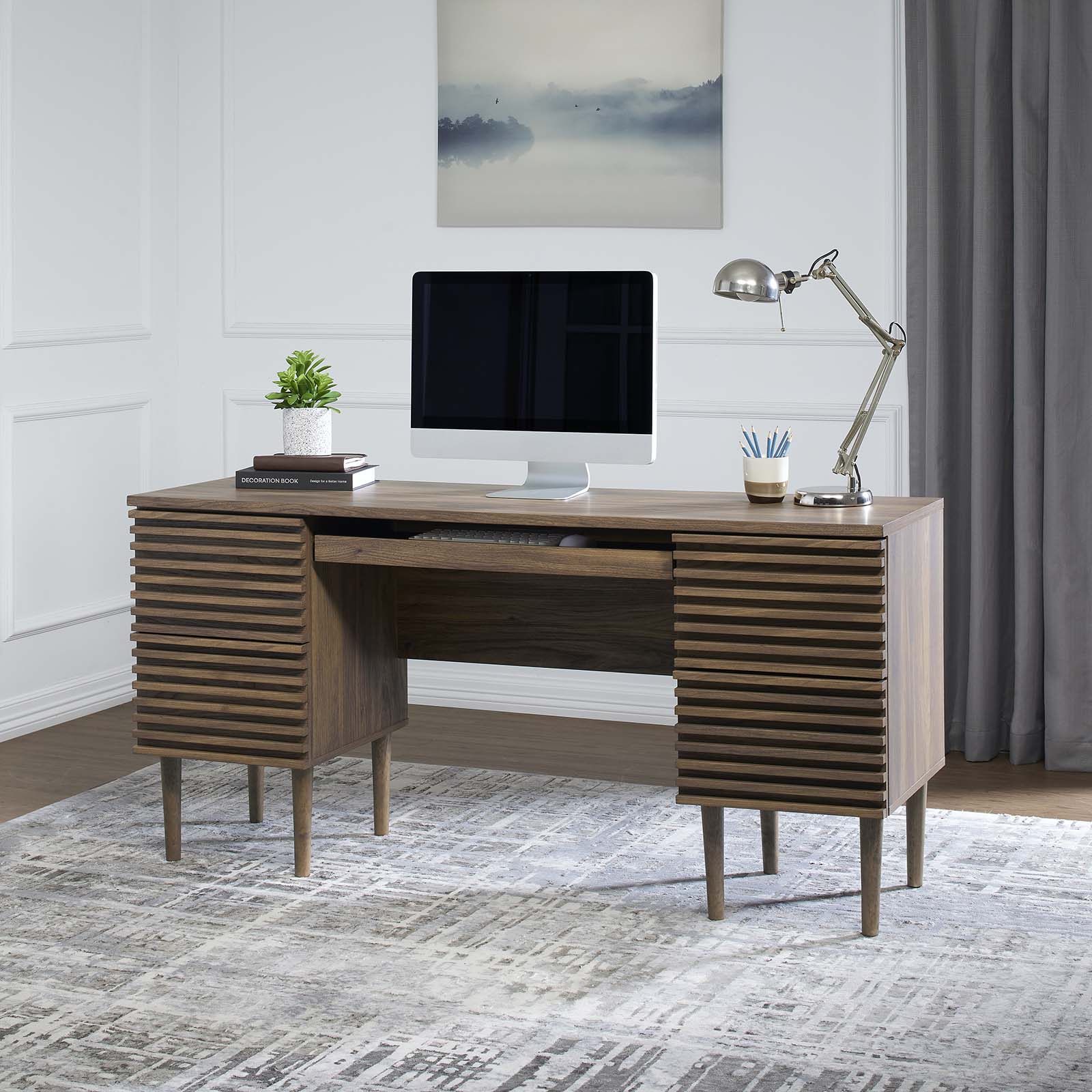 Render Office Desk - East Shore Modern Home Furnishings