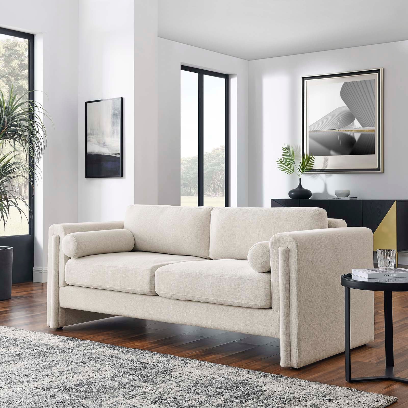 Visible Fabric Sofa - East Shore Modern Home Furnishings