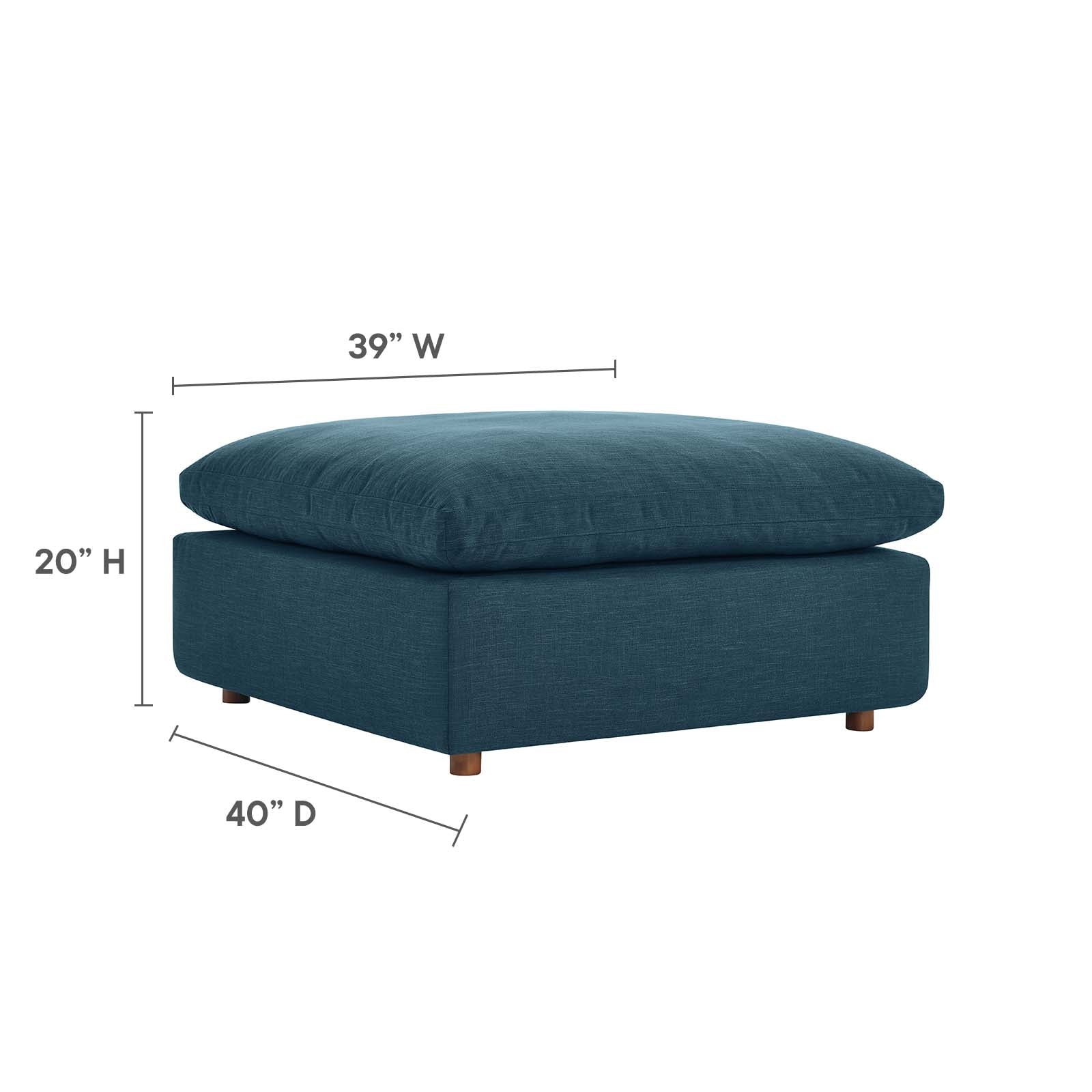 Commix Down Filled Overstuffed Sectional Sofa - East Shore Modern Home Furnishings