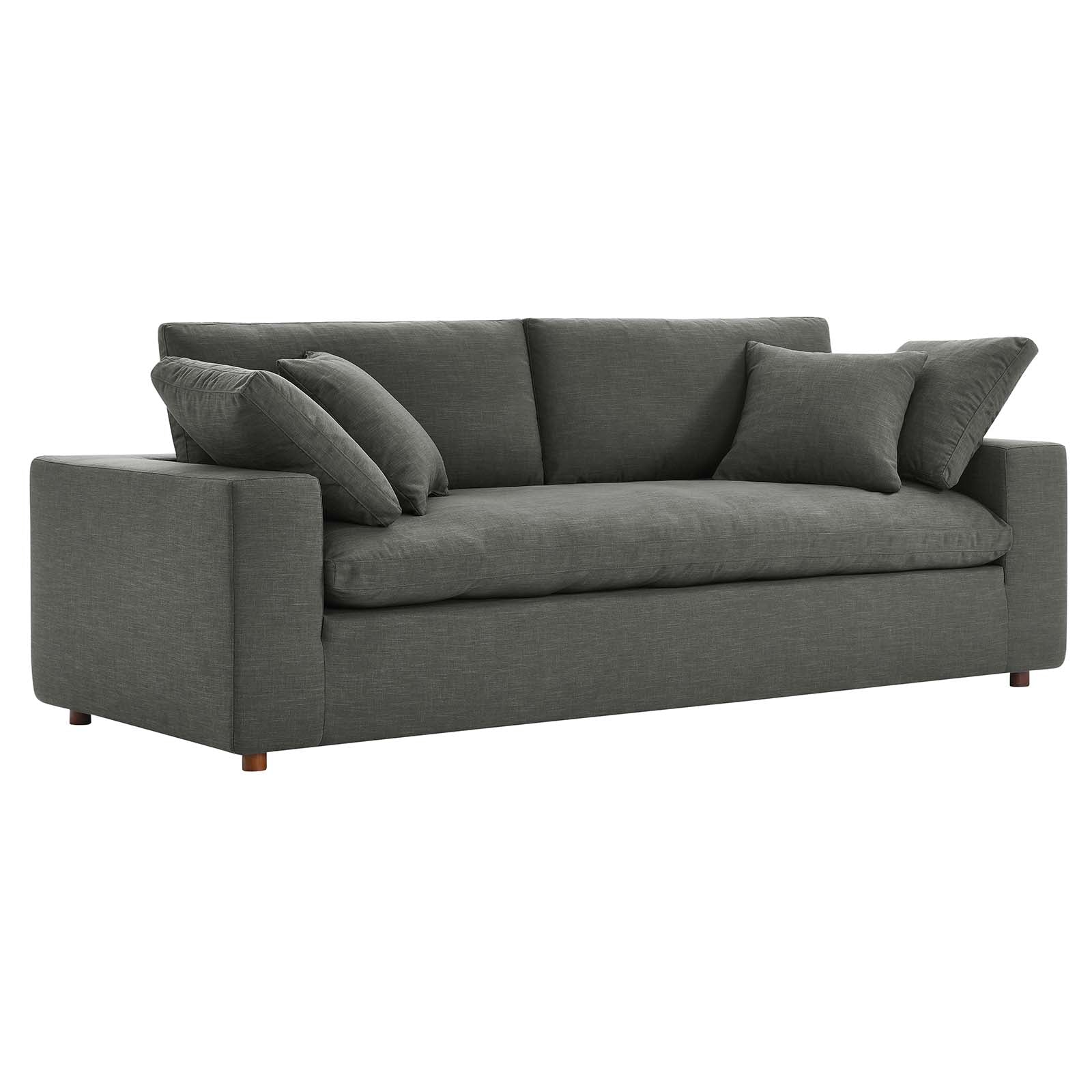 Commix Down Filled Overstuffed Sectional Sofa - East Shore Modern Home Furnishings