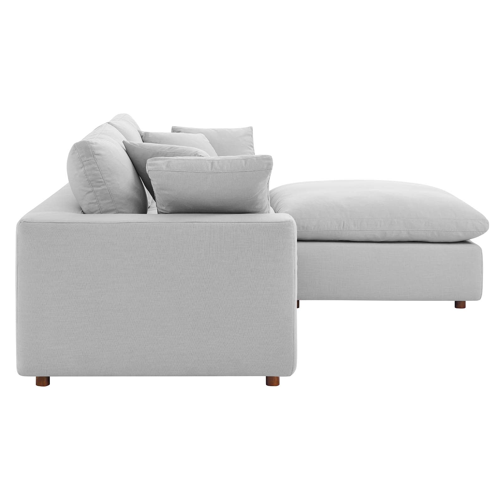 Commix Down Filled Overstuffed Sectional Sofa - East Shore Modern Home Furnishings