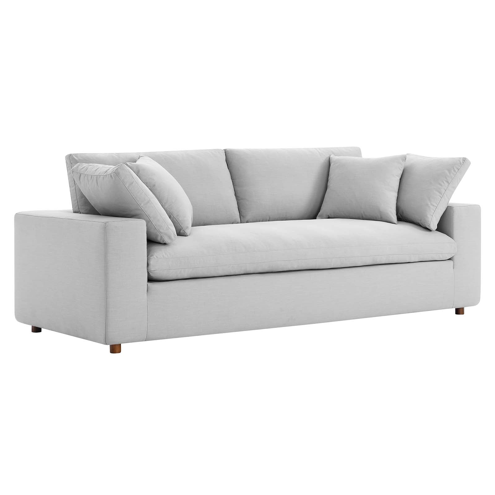 Commix Down Filled Overstuffed Sectional Sofa - East Shore Modern Home Furnishings