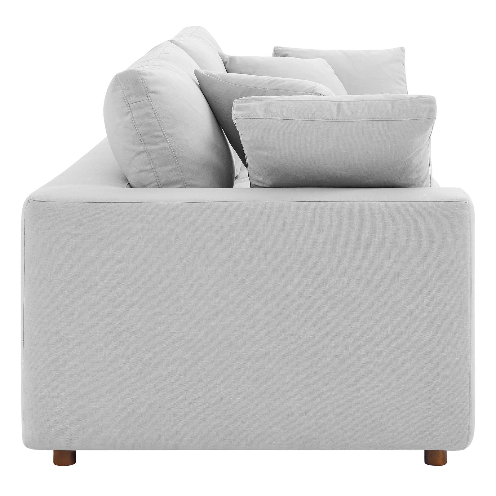 Commix Down Filled Overstuffed Sectional Sofa - East Shore Modern Home Furnishings