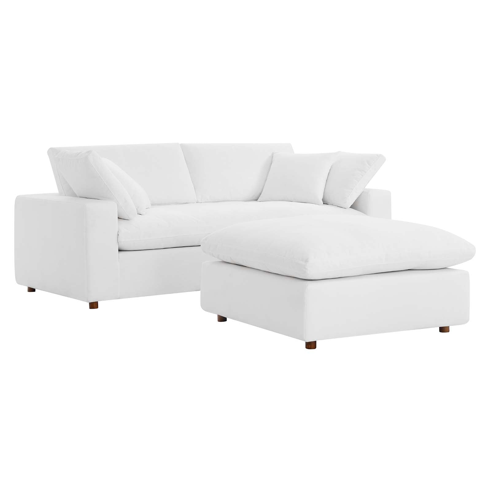 Commix Down Filled Overstuffed Sectional Sofa - East Shore Modern Home Furnishings