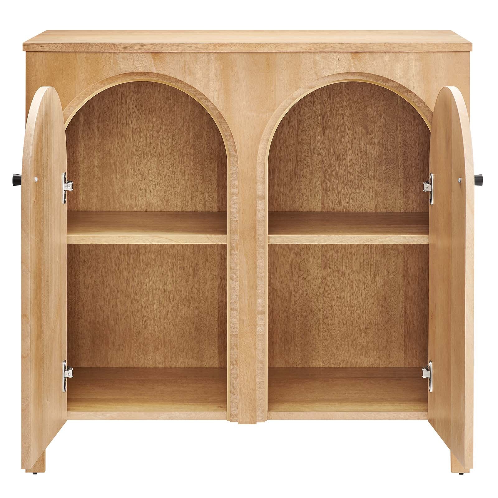 Appia 2-Door Arched Door Storage Cabinet - East Shore Modern Home Furnishings