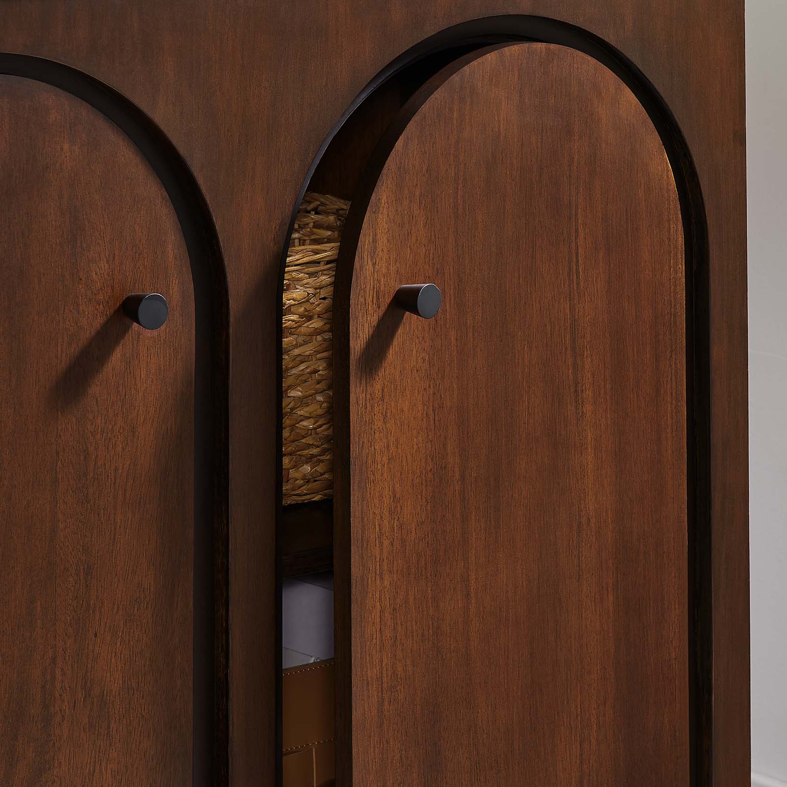 Appia 2-Door Arched Door Storage Cabinet - East Shore Modern Home Furnishings