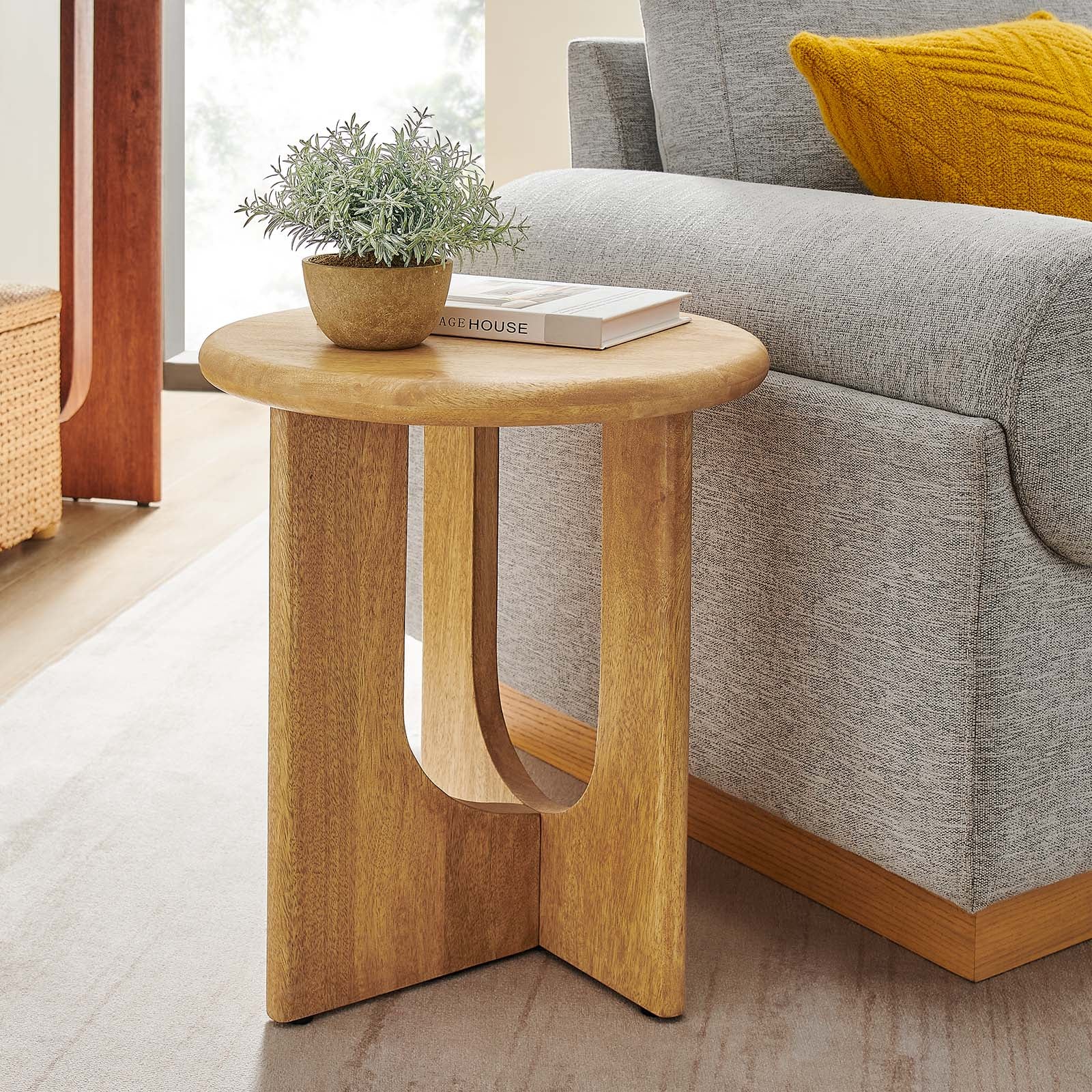 Rivian Round Side Table - East Shore Modern Home Furnishings