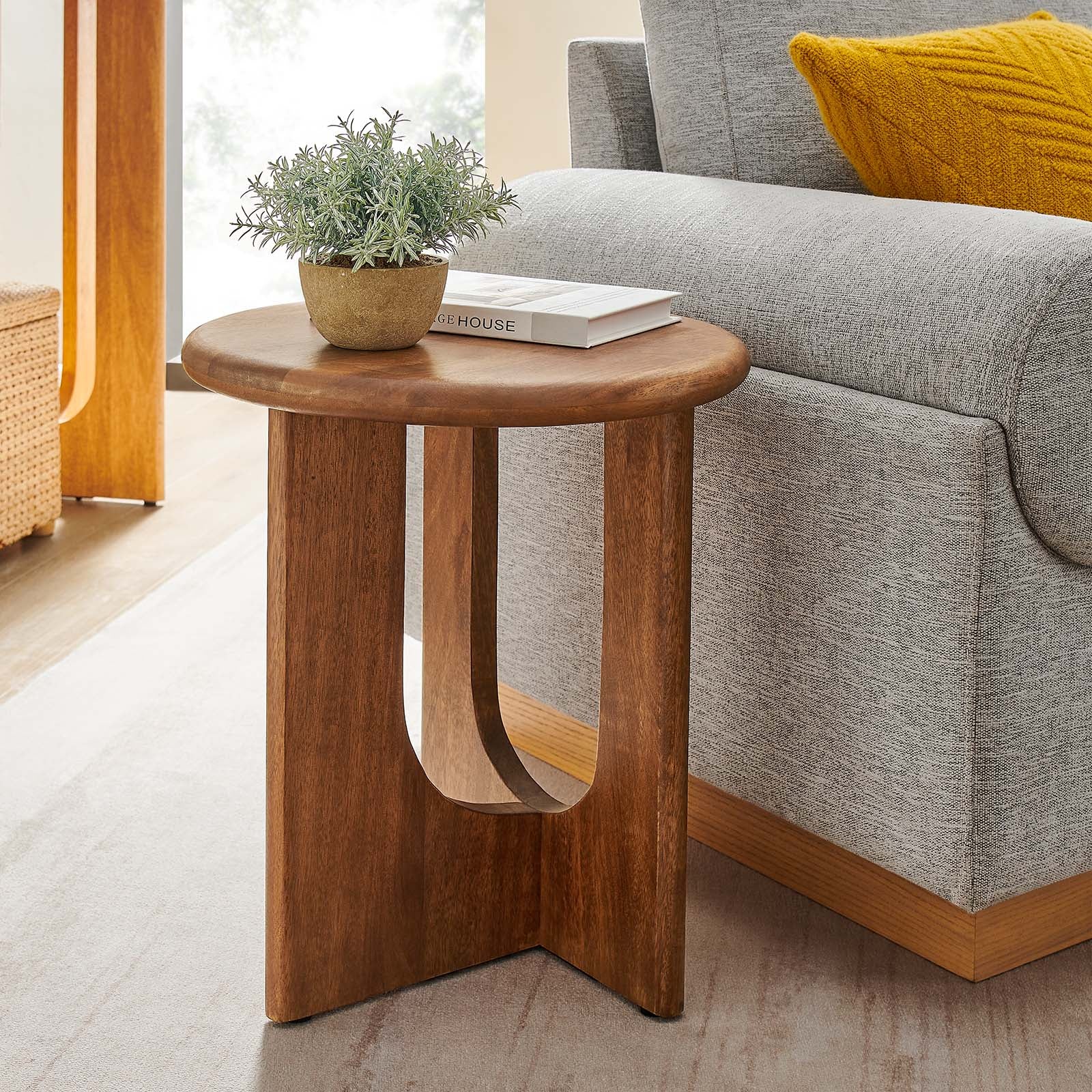 Rivian Round Side Table - East Shore Modern Home Furnishings