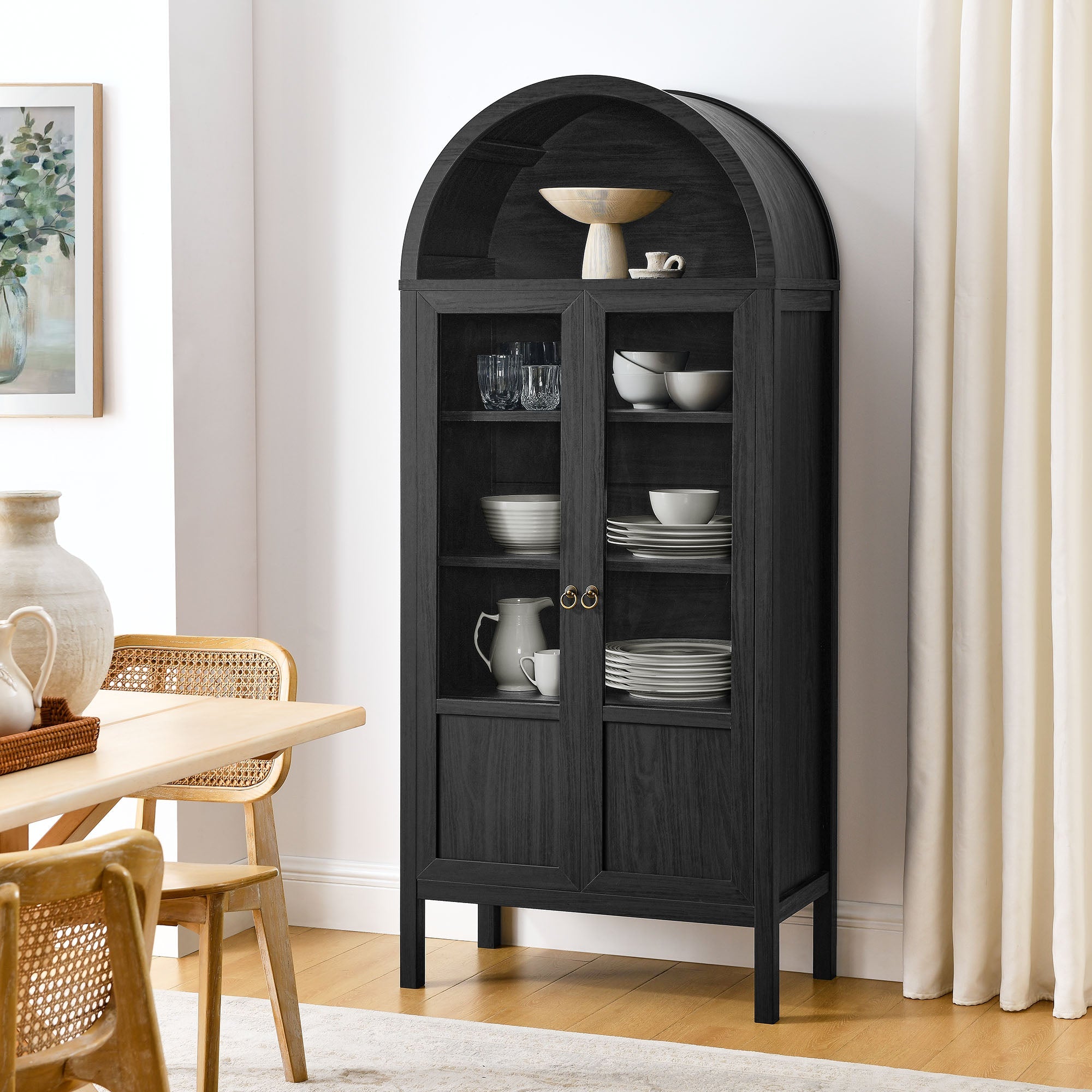 Tessa Tall Arched Storage Display Cabinet by Modway - East Shore Modern Home Furnishings
