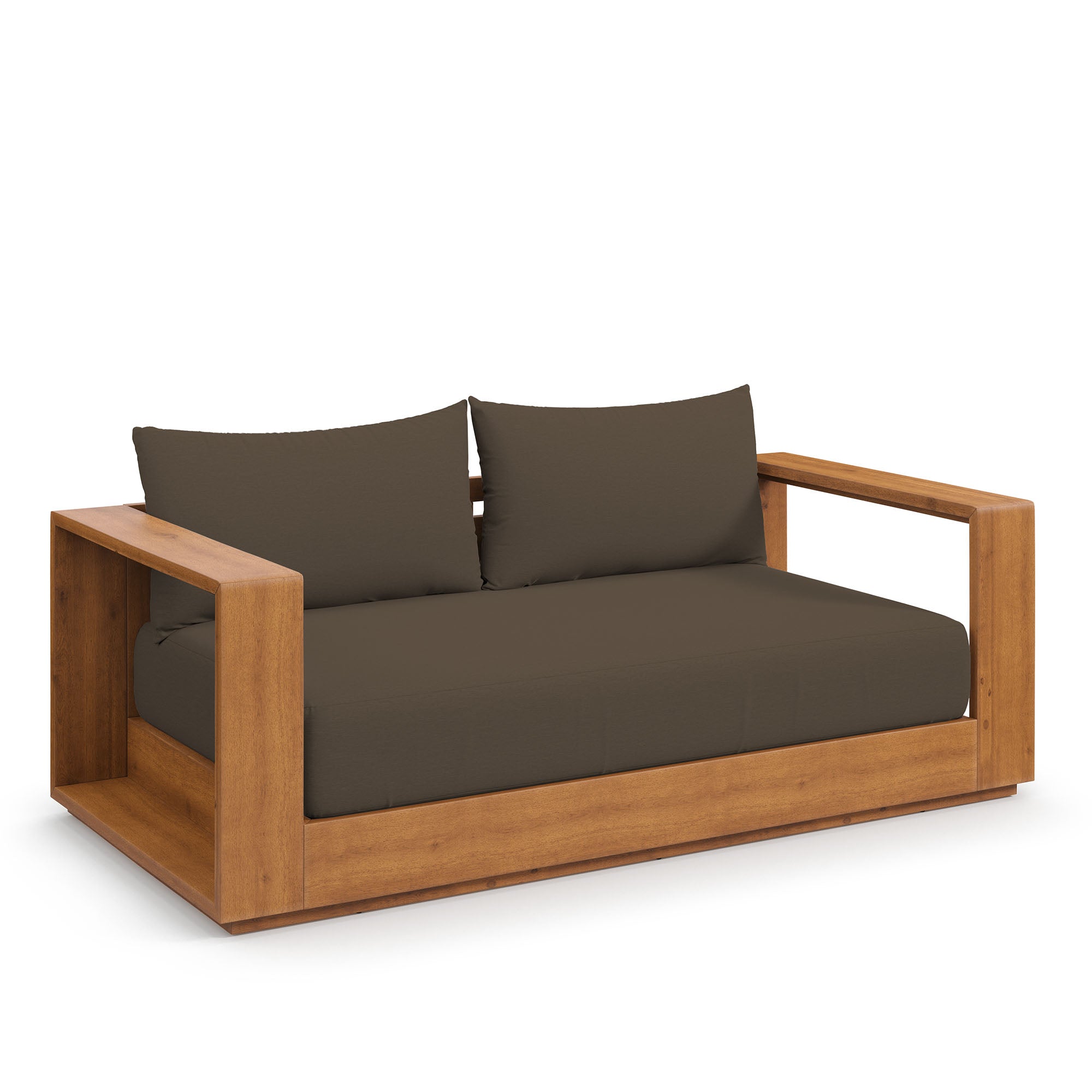 Tahoe Acacia Wood Outdoor Patio Acacia Wood Loveseat by Modway - East Shore Modern Home Furnishings