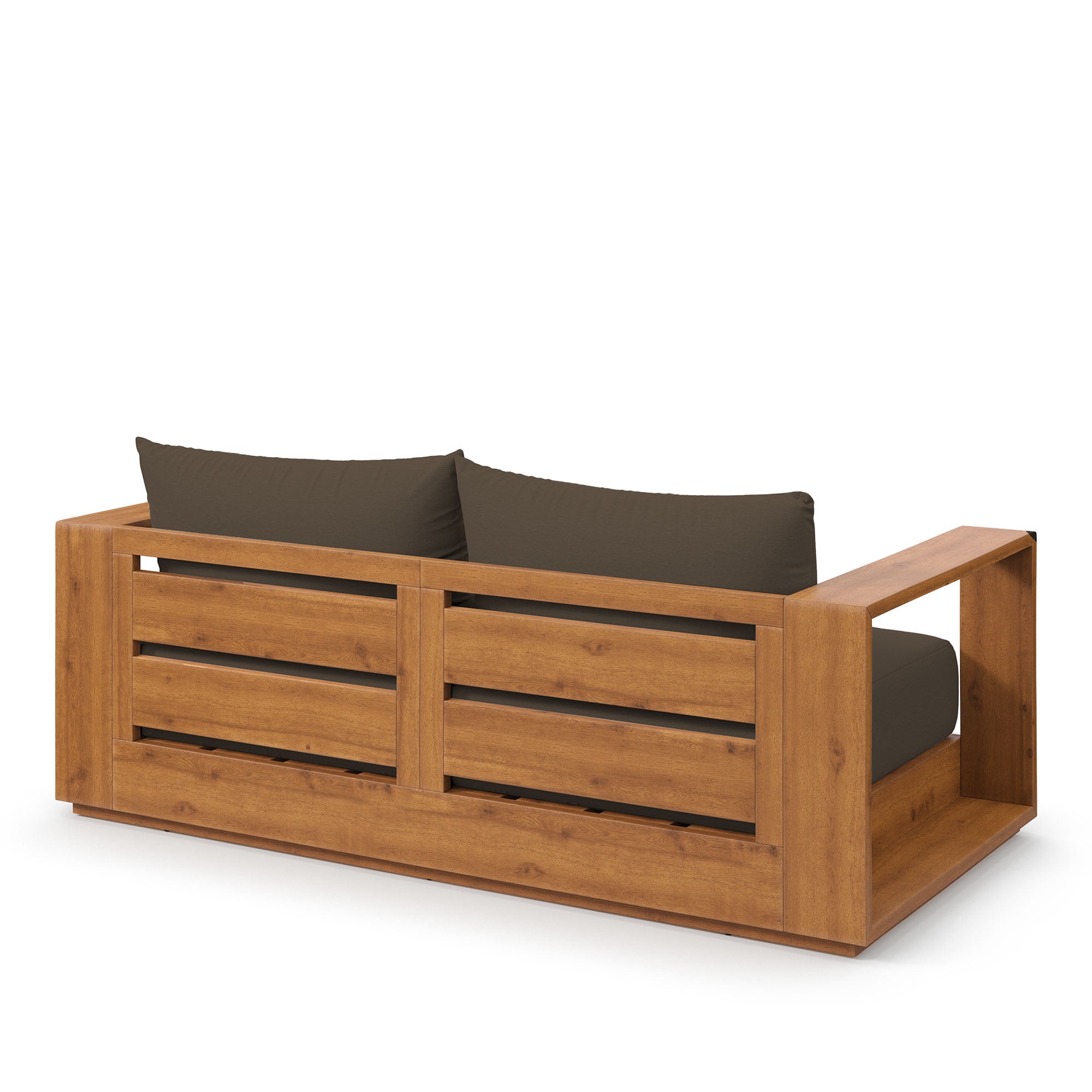 Tahoe Acacia Wood Outdoor Patio Acacia Wood Loveseat by Modway - East Shore Modern Home Furnishings