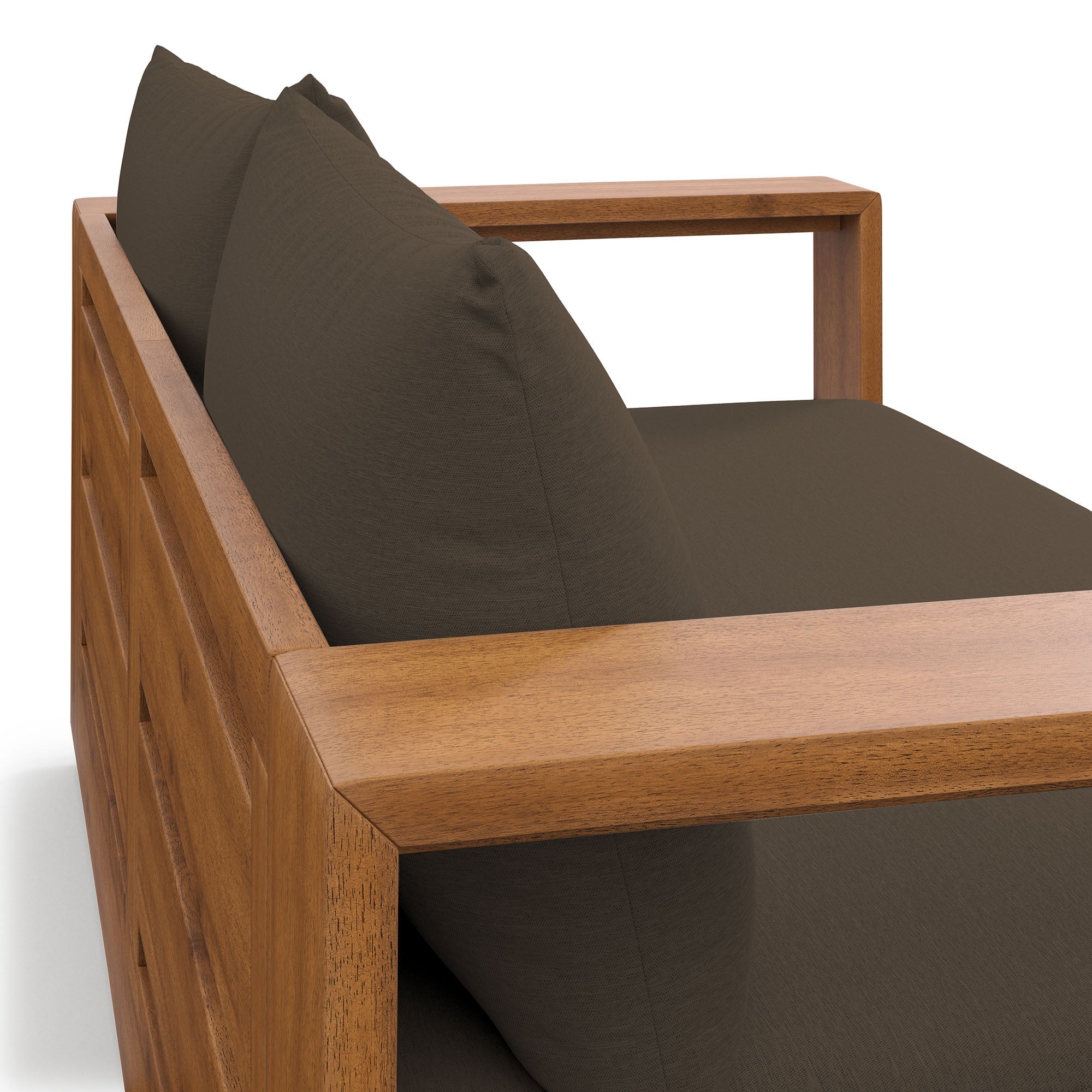 Tahoe Acacia Wood Outdoor Patio Acacia Wood Loveseat by Modway - East Shore Modern Home Furnishings