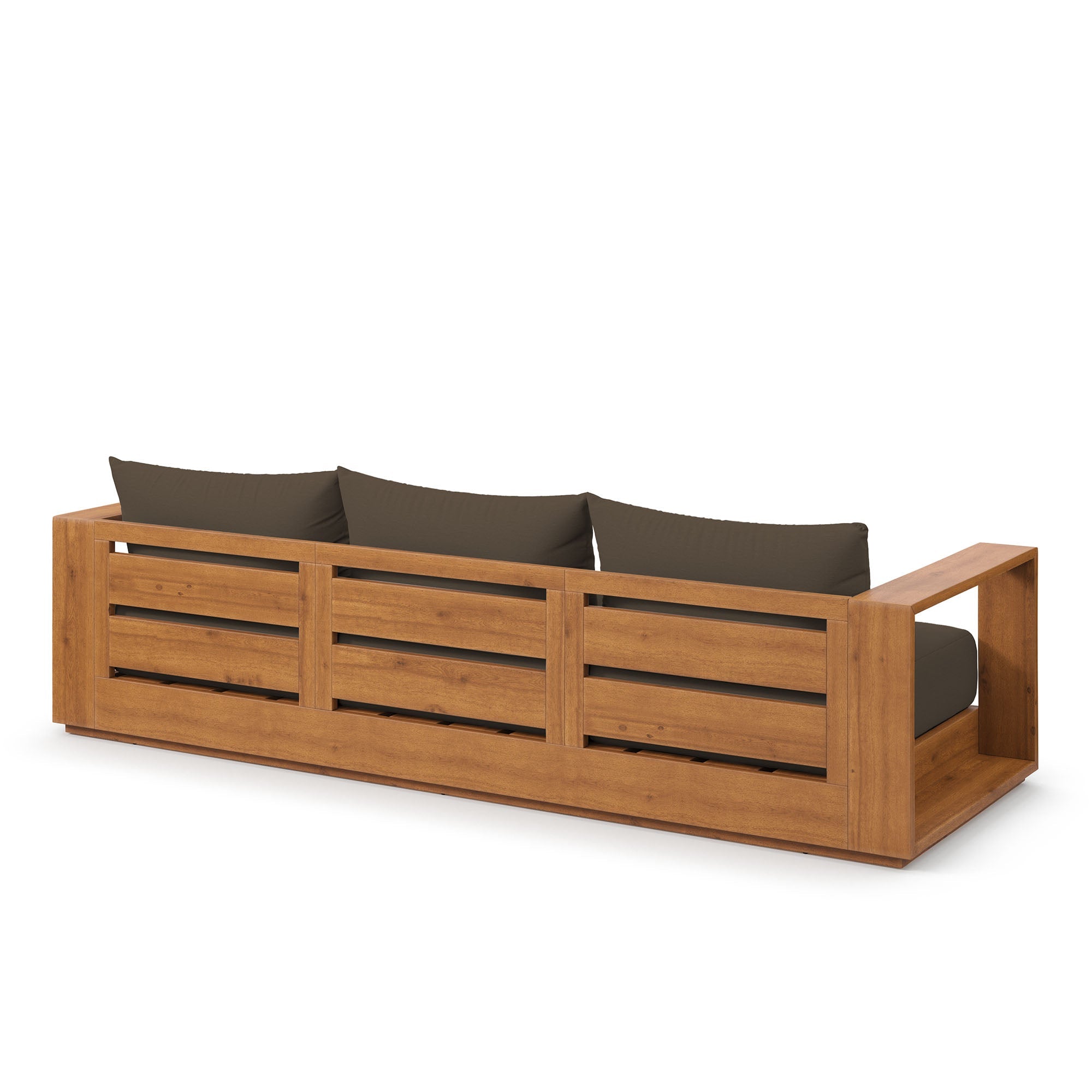 Tahoe Outdoor Patio Acacia Wood Sofa by Modway - East Shore Modern Home Furnishings