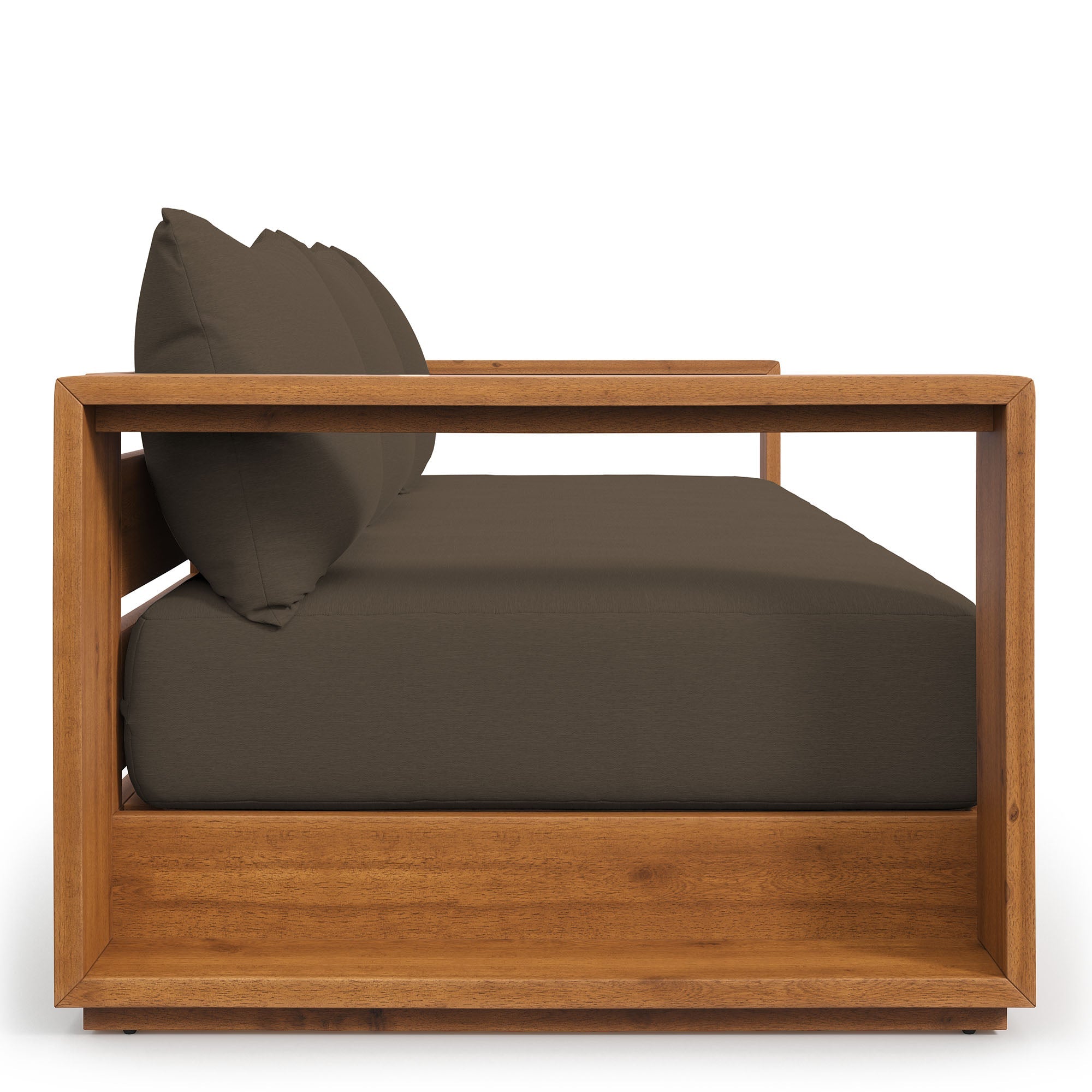 Tahoe Outdoor Patio Acacia Wood Sofa by Modway - East Shore Modern Home Furnishings