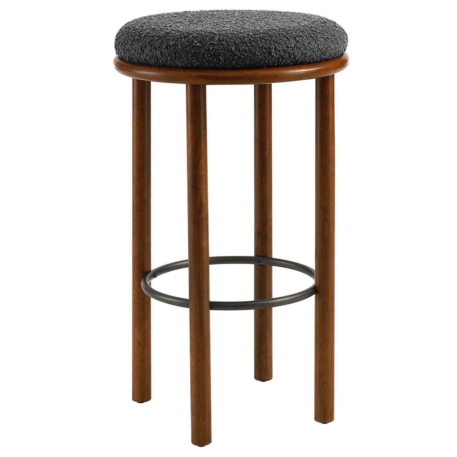 Fable Boucle Fabric Bar Stools - Set of 2 - East Shore Modern Home Furnishings