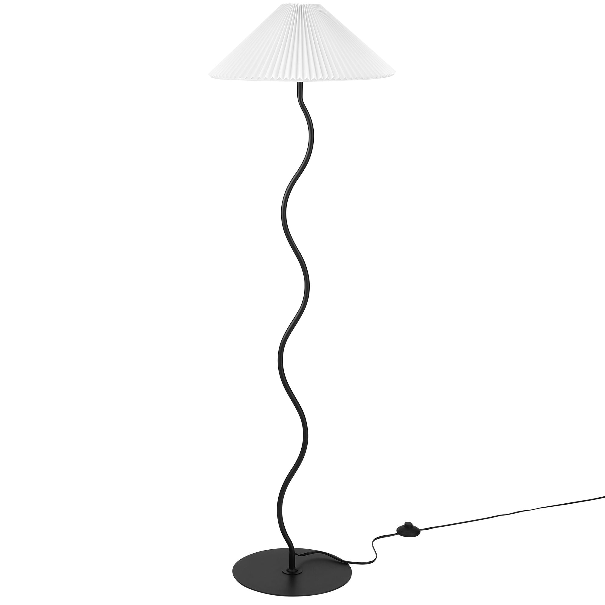 Wave Squiggle Floor Lamp by Modway - East Shore Modern Home Furnishings