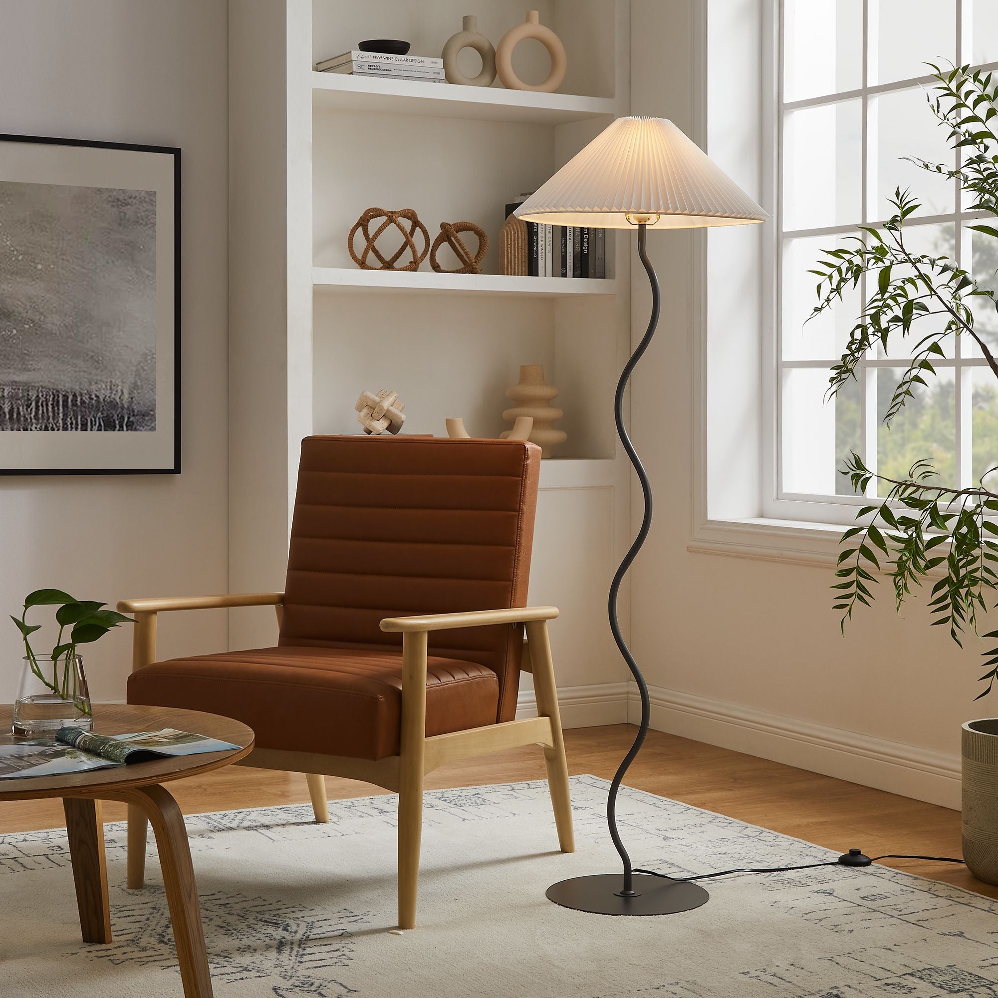 Wave Squiggle Floor Lamp by Modway - East Shore Modern Home Furnishings