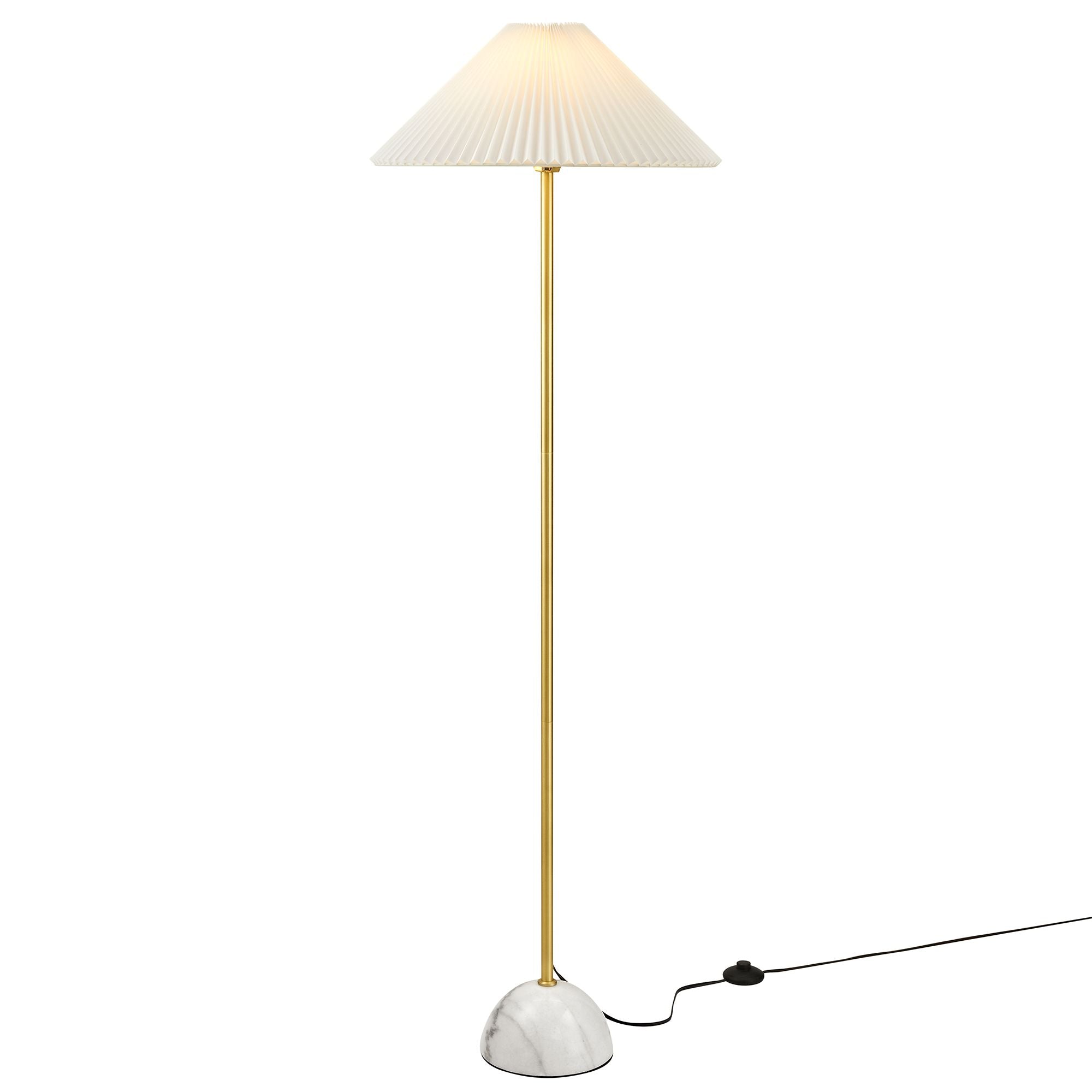 Illusion Marble Dome Floor Lamp by Modway