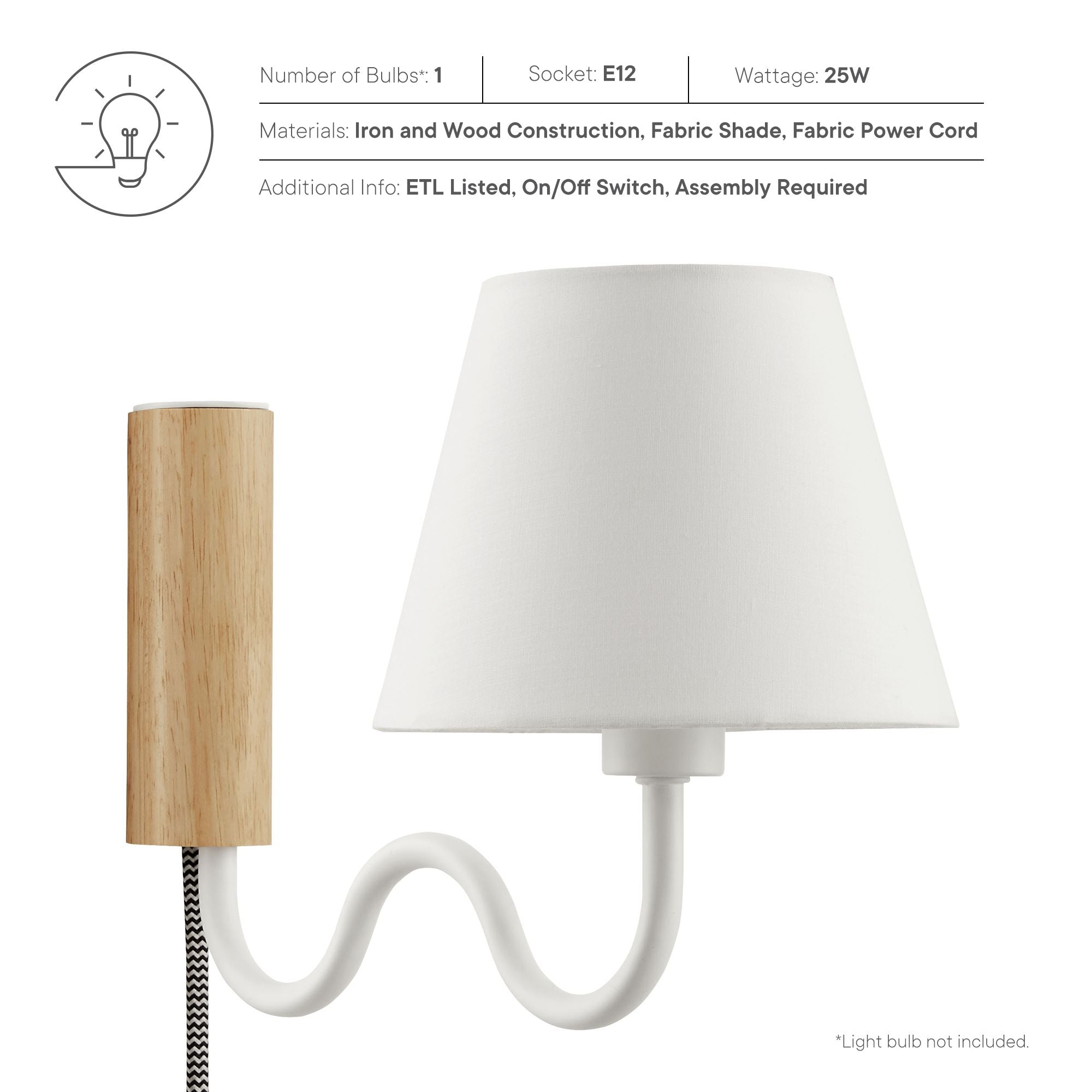 Sunlit Squiggle Arm Wall Sconce by Modway - East Shore Modern Home Furnishings