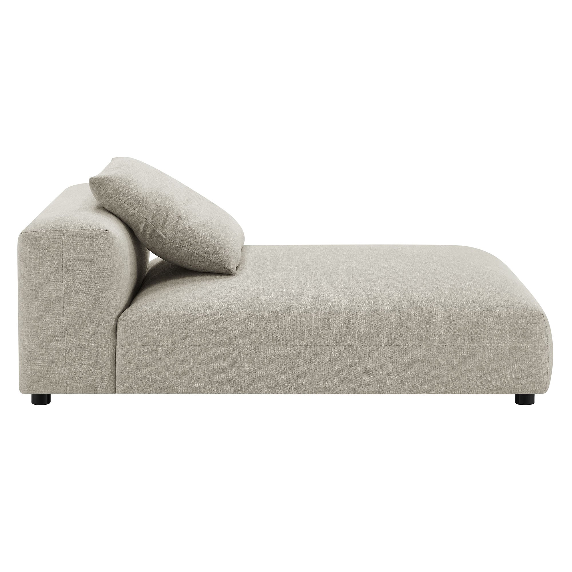 Solace Modular Upholstered Fabric Armless Chaise Lounge by Modway - East Shore Modern Home Furnishings