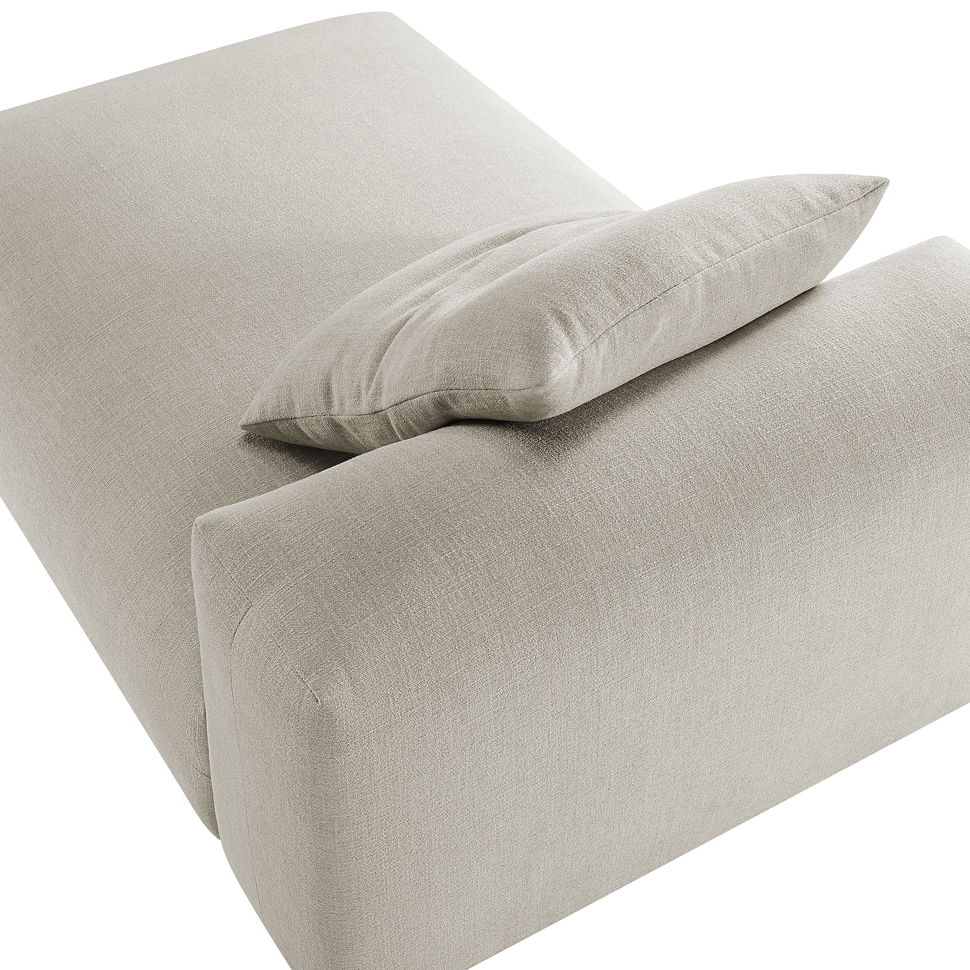 Solace Modular Upholstered Fabric Armless Chaise Lounge by Modway - East Shore Modern Home Furnishings