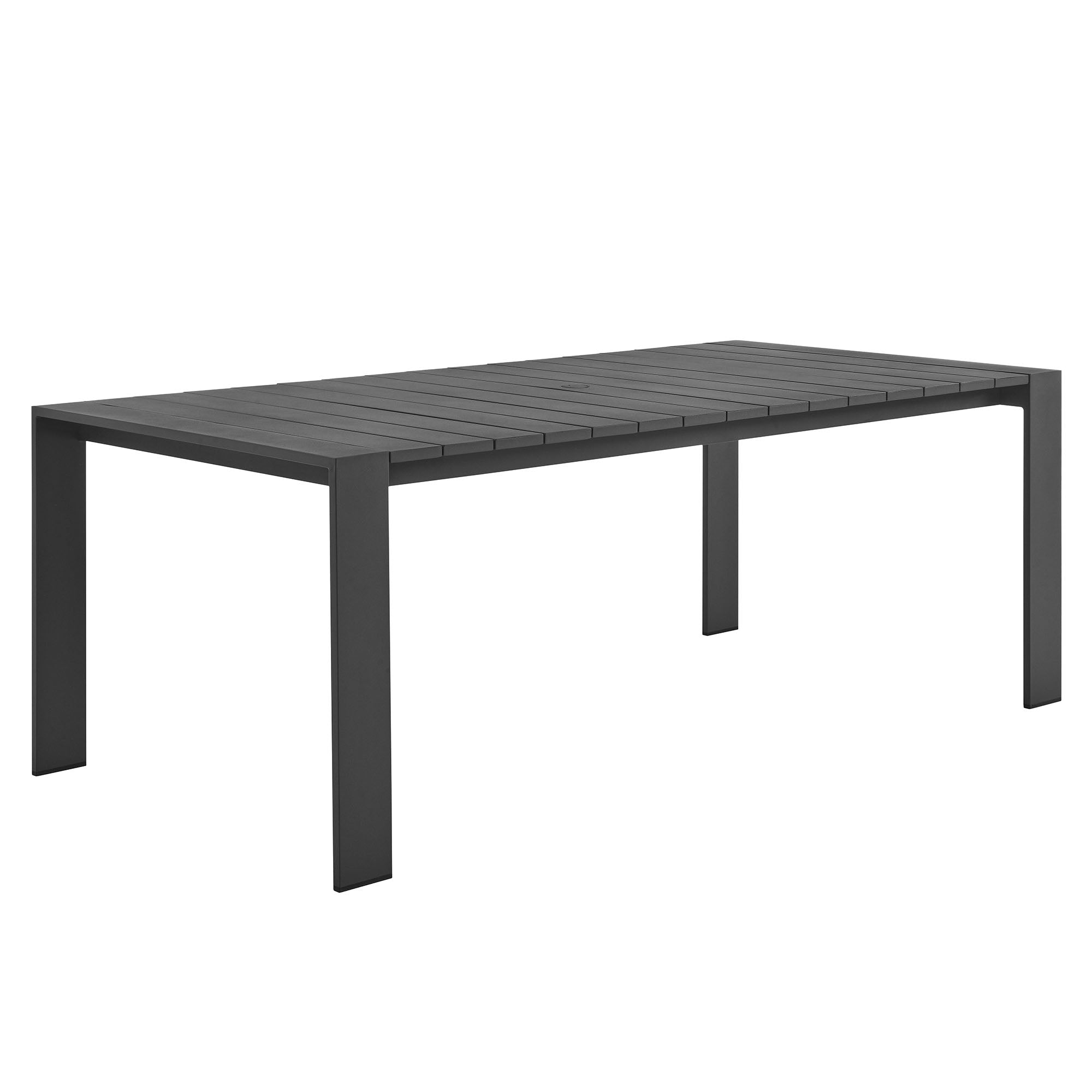 Tahoe Rectangular Outdoor Patio Aluminum Dining Table by Modway - East Shore Modern Home Furnishings