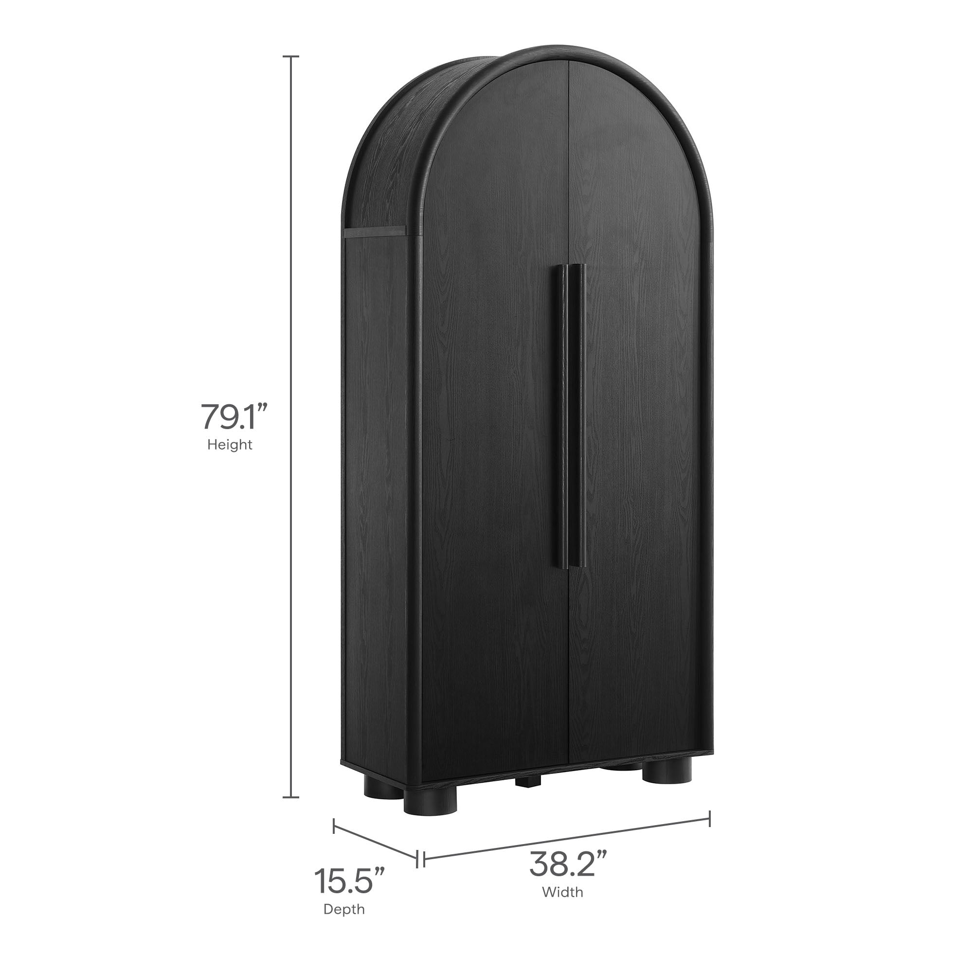 Bellamy Tall Arched Storage Cabinet by Modway - East Shore Modern Home Furnishings