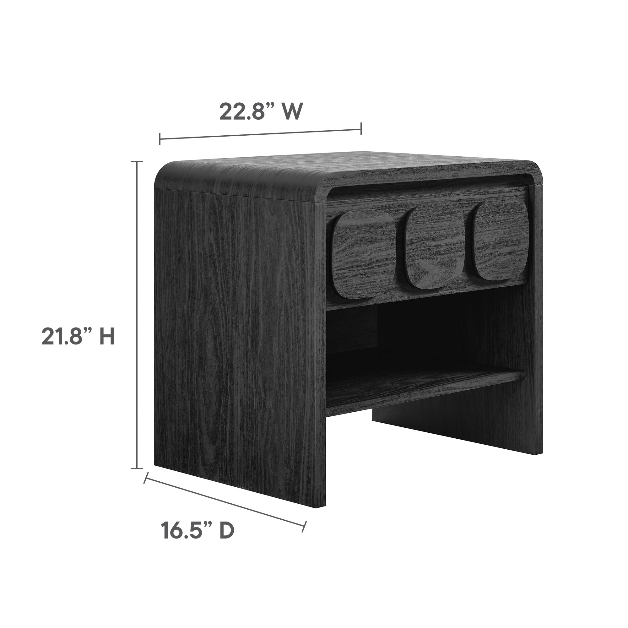 Toscana 1-Drawer Nightstand by Modway - East Shore Modern Home Furnishings