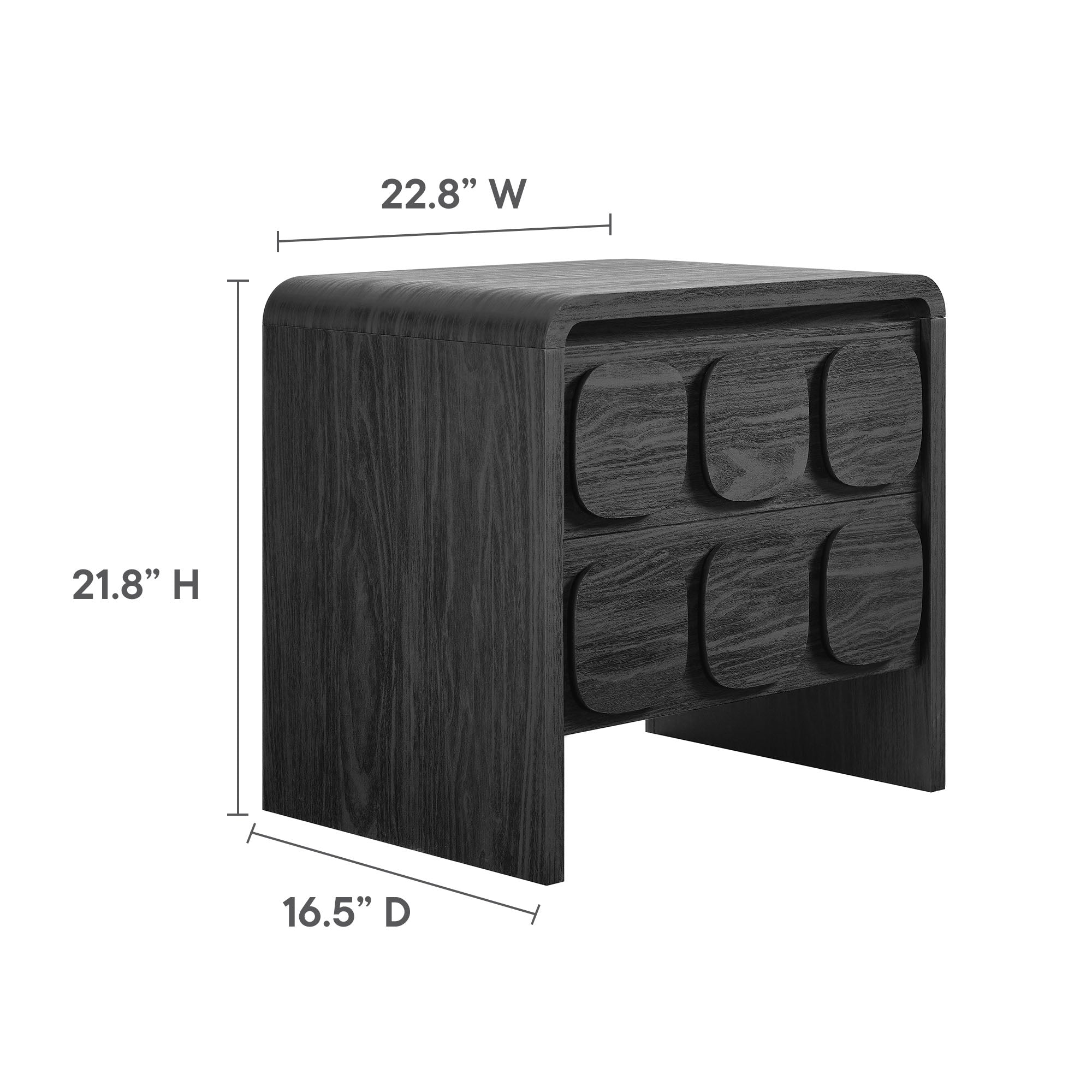 Toscana 2-Drawer Nightstand by Modway - East Shore Modern Home Furnishings