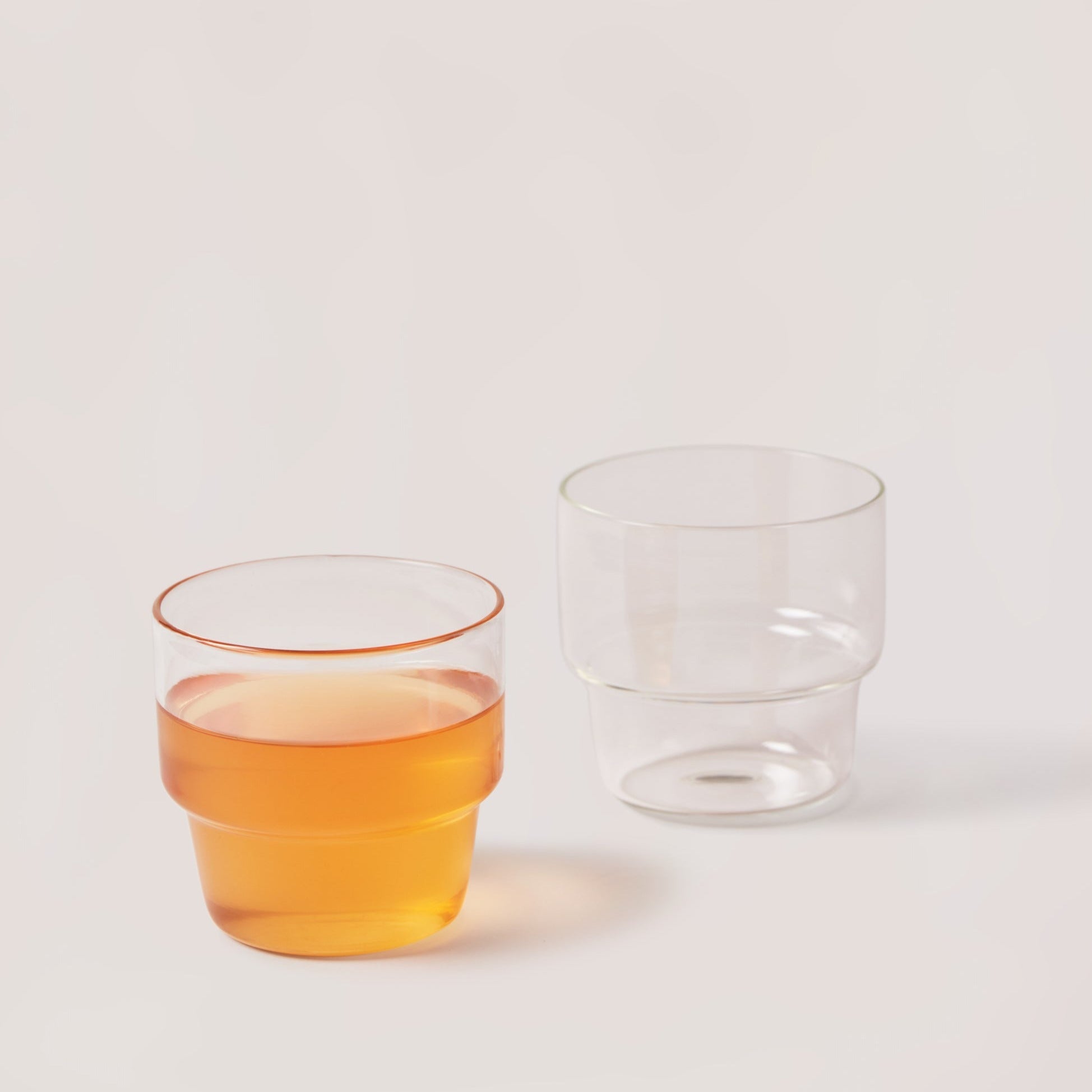 Stackable Glass Tumbler - set of 4 - East Shore Modern Home Furnishings
