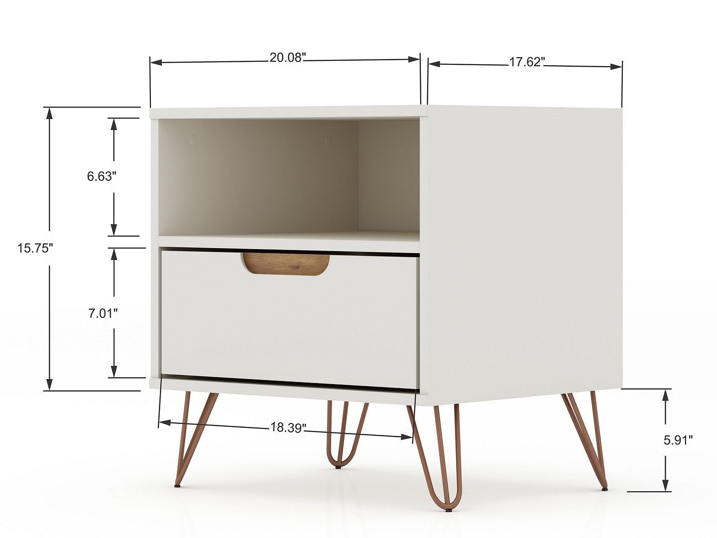 Rockefeller 1.0 Nightstand - East Shore Modern Home Furnishings